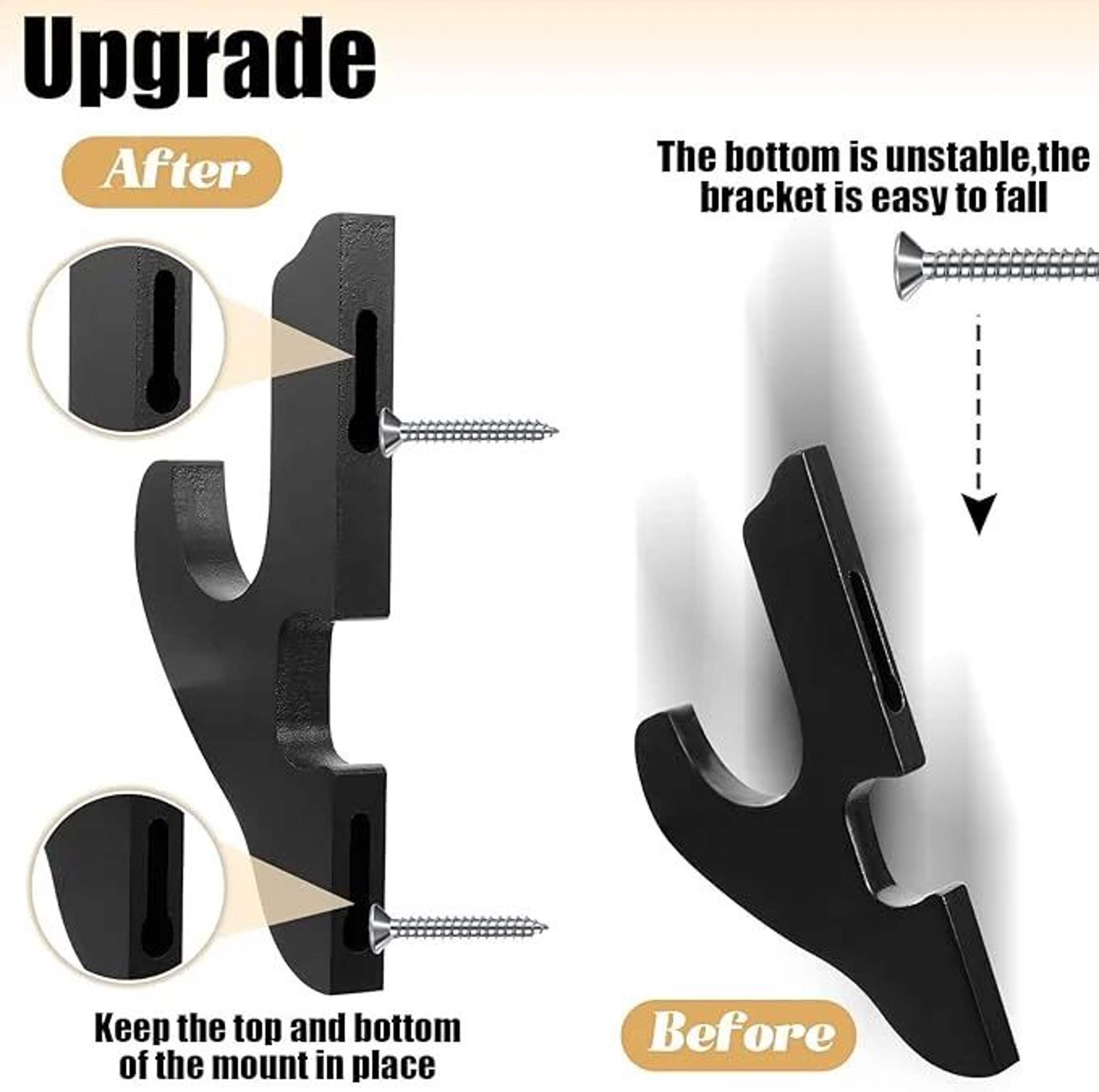 Adjustable Wooden Wall Sword Display Rack  Samurai Katana  Rifle Storage Holder Organizer 3