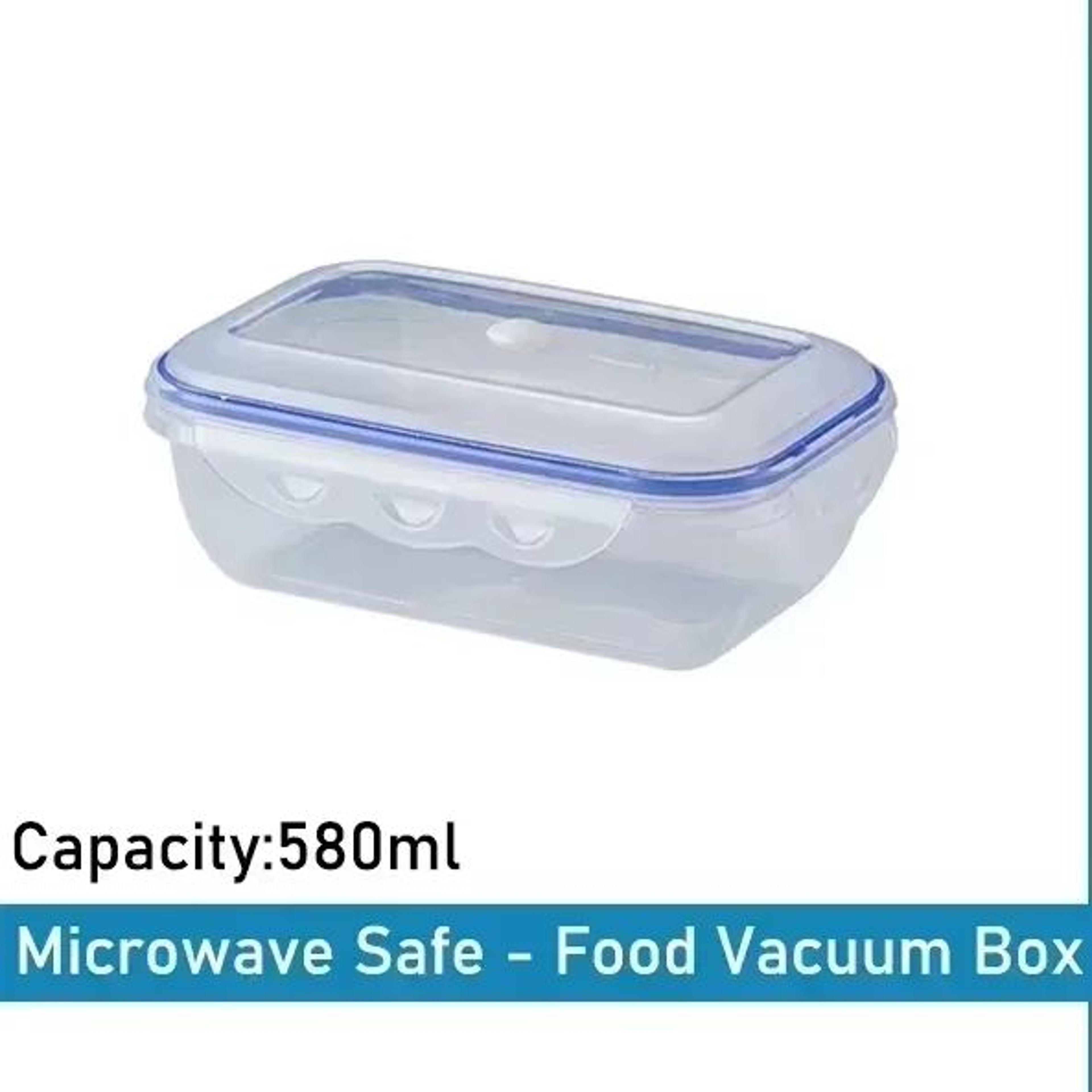 Vacuum Food Storage Container  Microwave Safe FreshKeeping Fridge Organizer Box 6