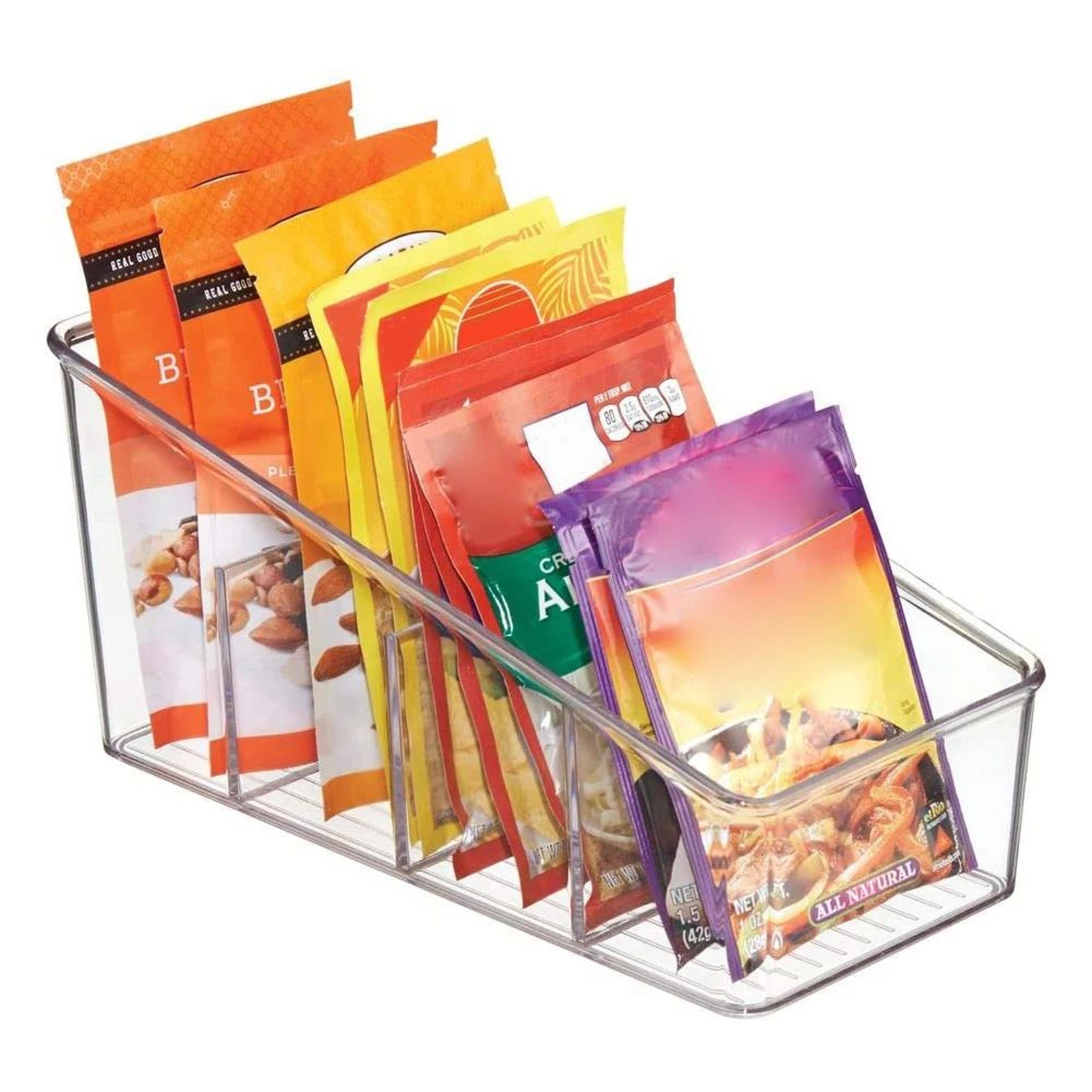 4Layer Transparent Pantry Organizer  MultiSection Food Packet  Kitchen Storage Container 5