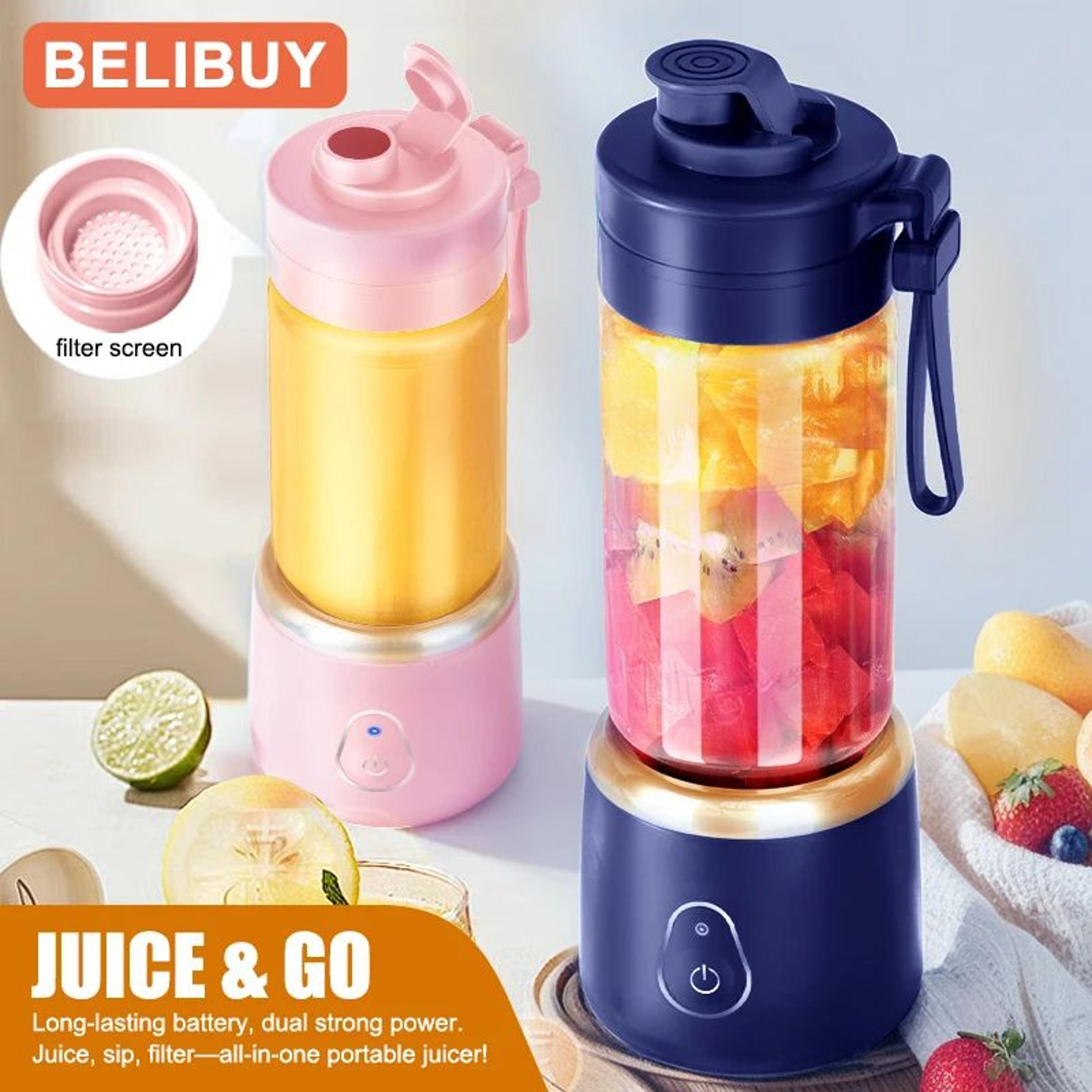 Portable USB Rechargeable Citrus Juicer Blender Cup  Mini Electric Fruit Mixer For Travel  Home 1
