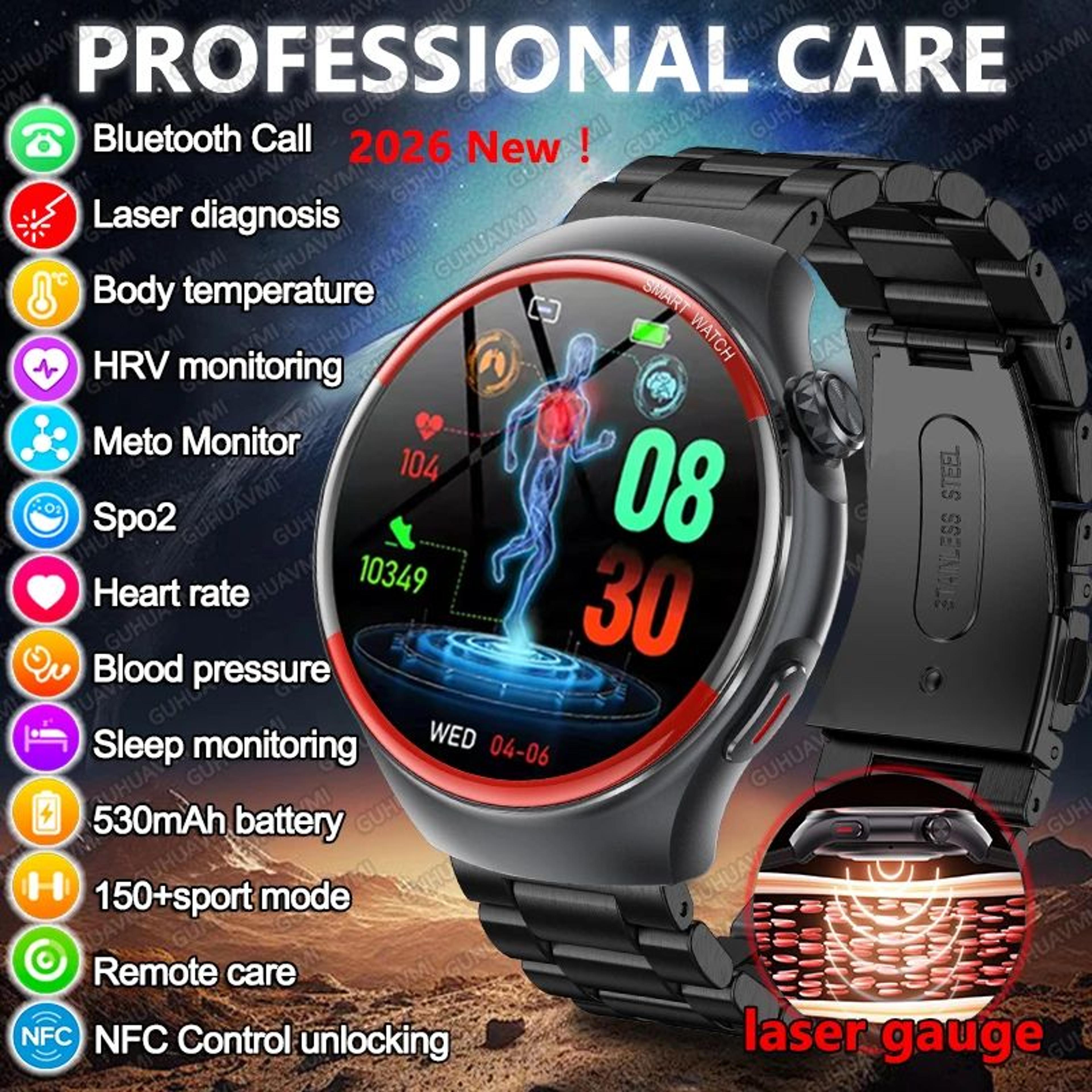 2025 health monitoring smart watch – amoled bluetooth call fitness tracker with heart rate & sleep monitor