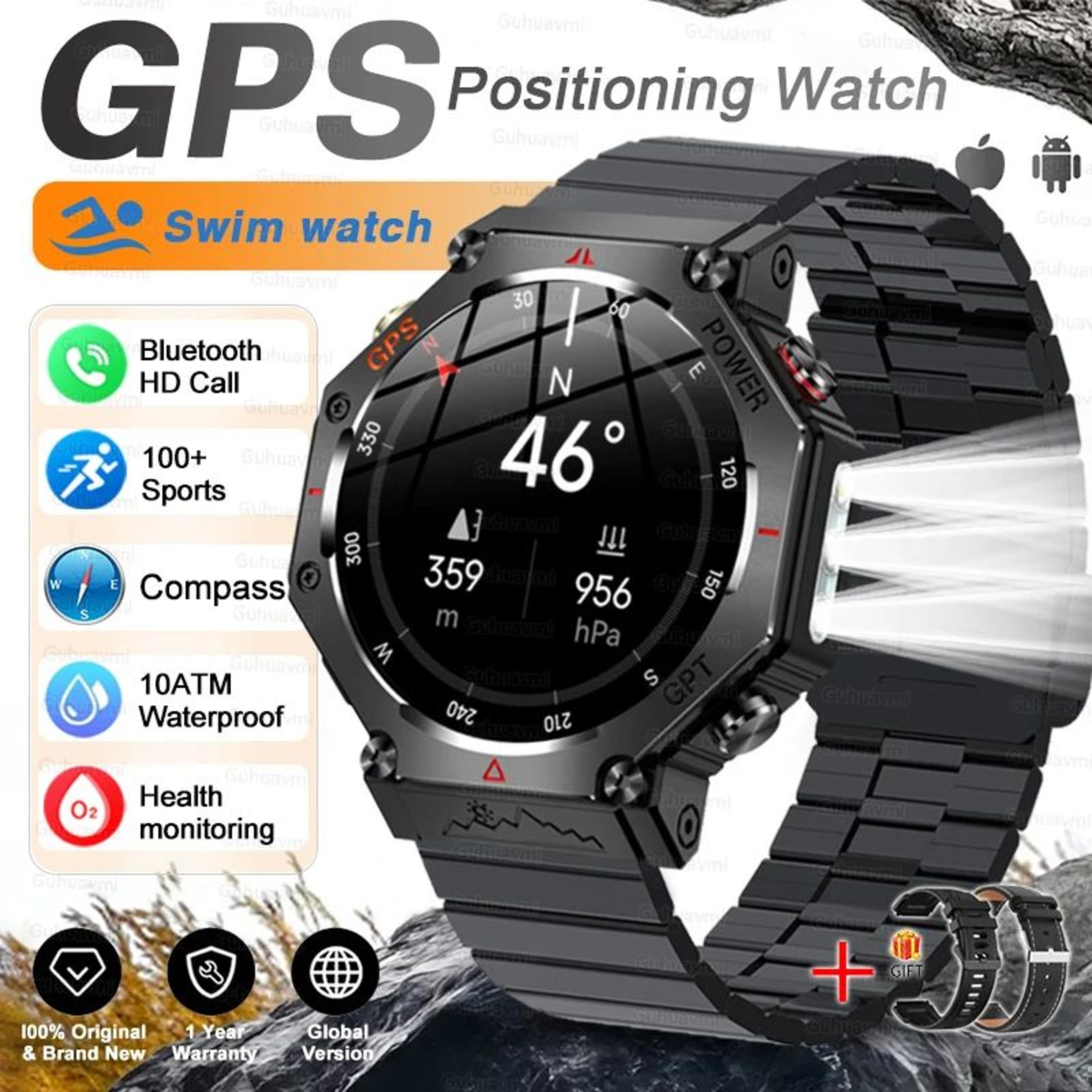 TRex 3 Ultra GPS Military Smart Watch  AMOLED Waterproof Sports Fitness Tracker With Bluetooth Call 19