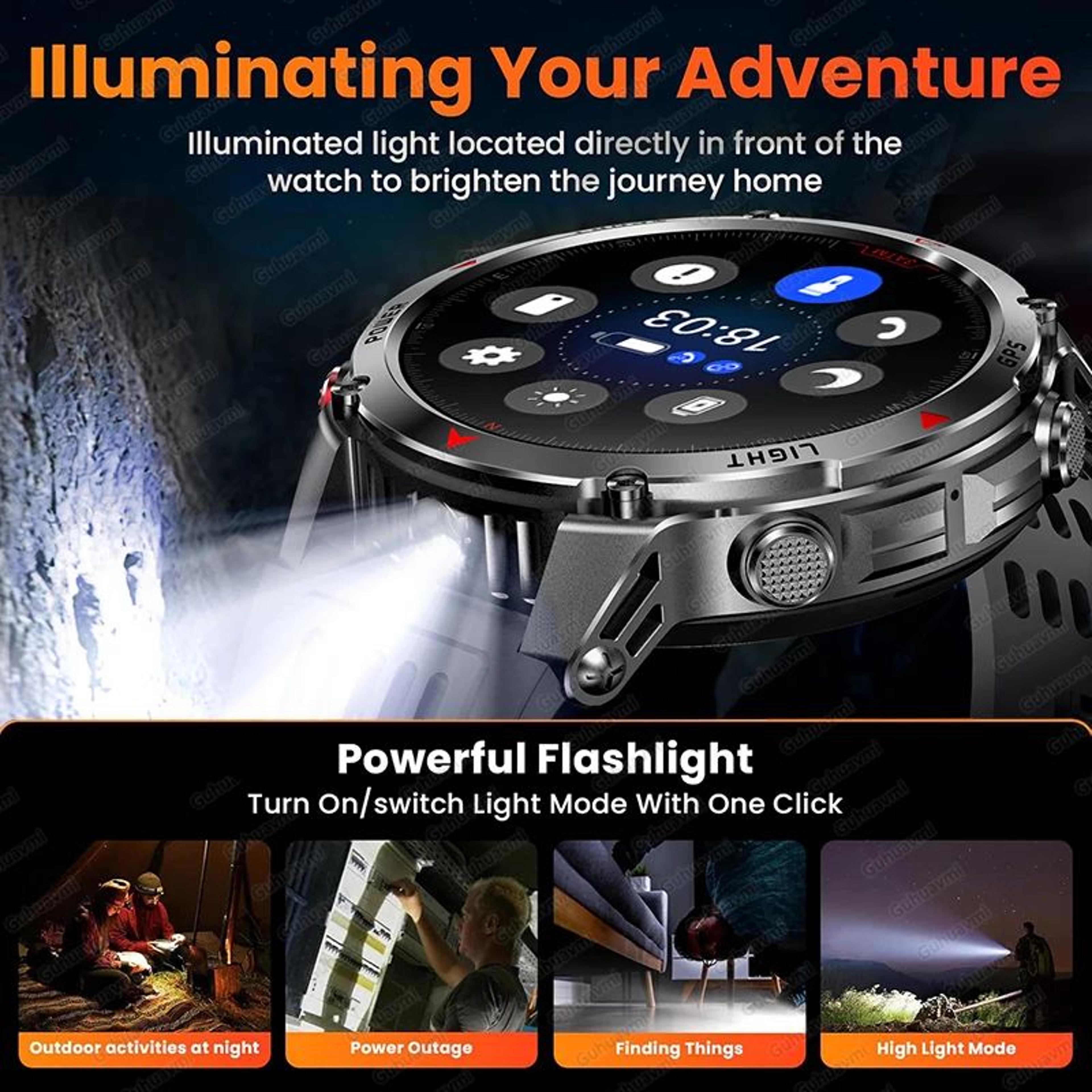 2025 GPS Navigation AMOLED Smart Watch  Bluetooth Call Waterproof Fitness Tracker For Men  Women 3