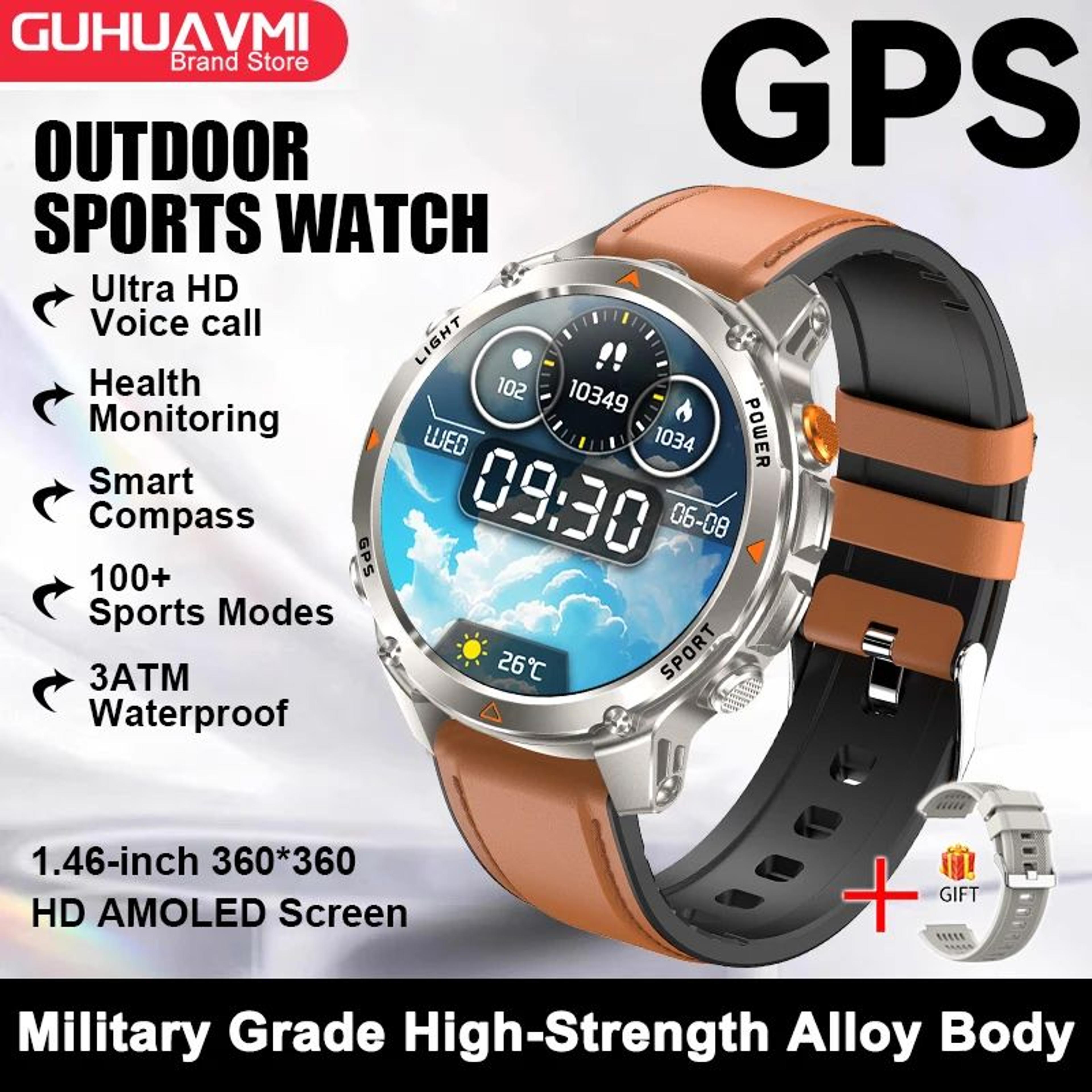 2025 GPS Navigation AMOLED Smart Watch  Bluetooth Call Waterproof Fitness Tracker For Men  Women 14