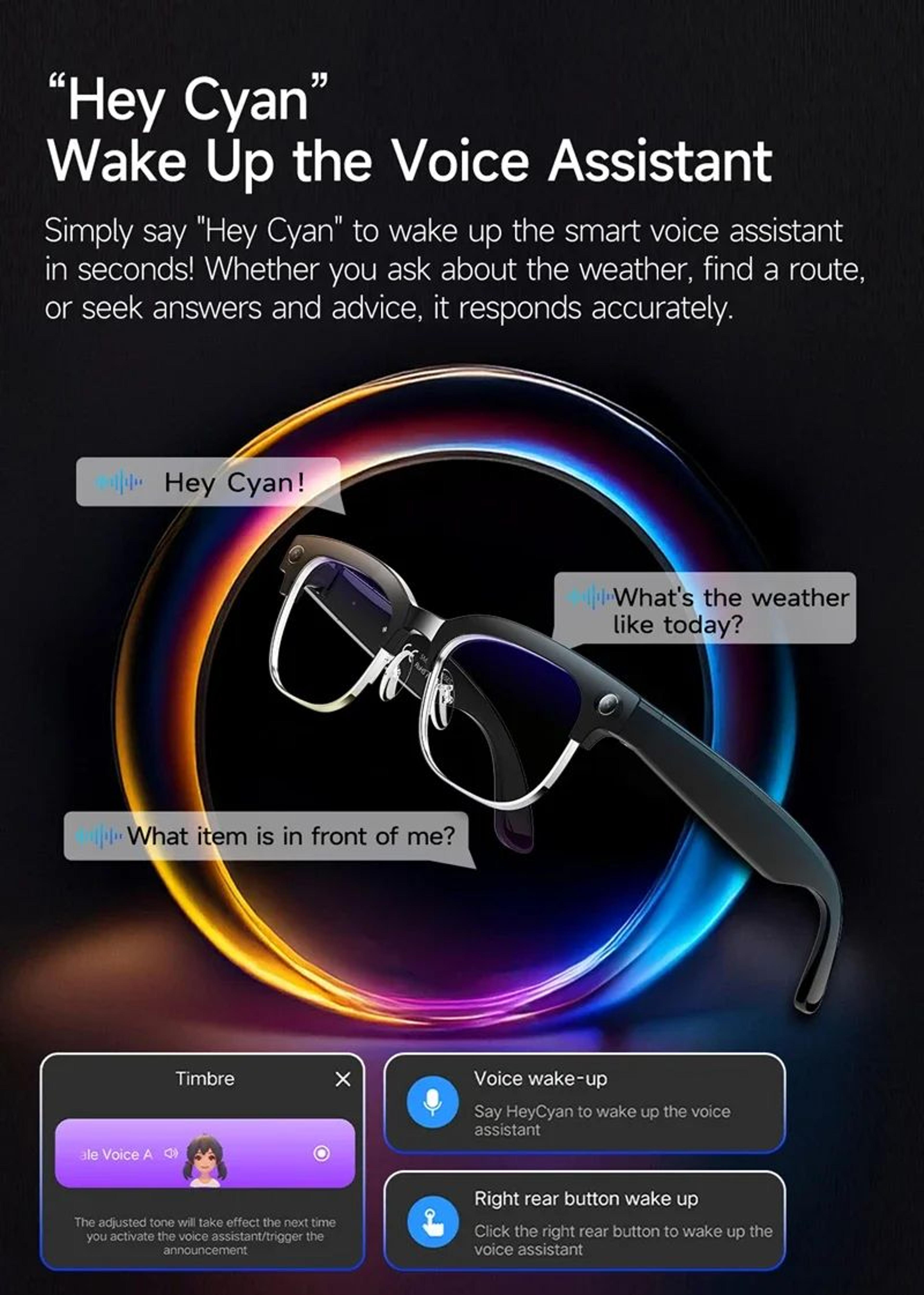 2026 AI Translation Smart Glasses  4K HD Camera Bluetooth Call Smart Sunglasses 1