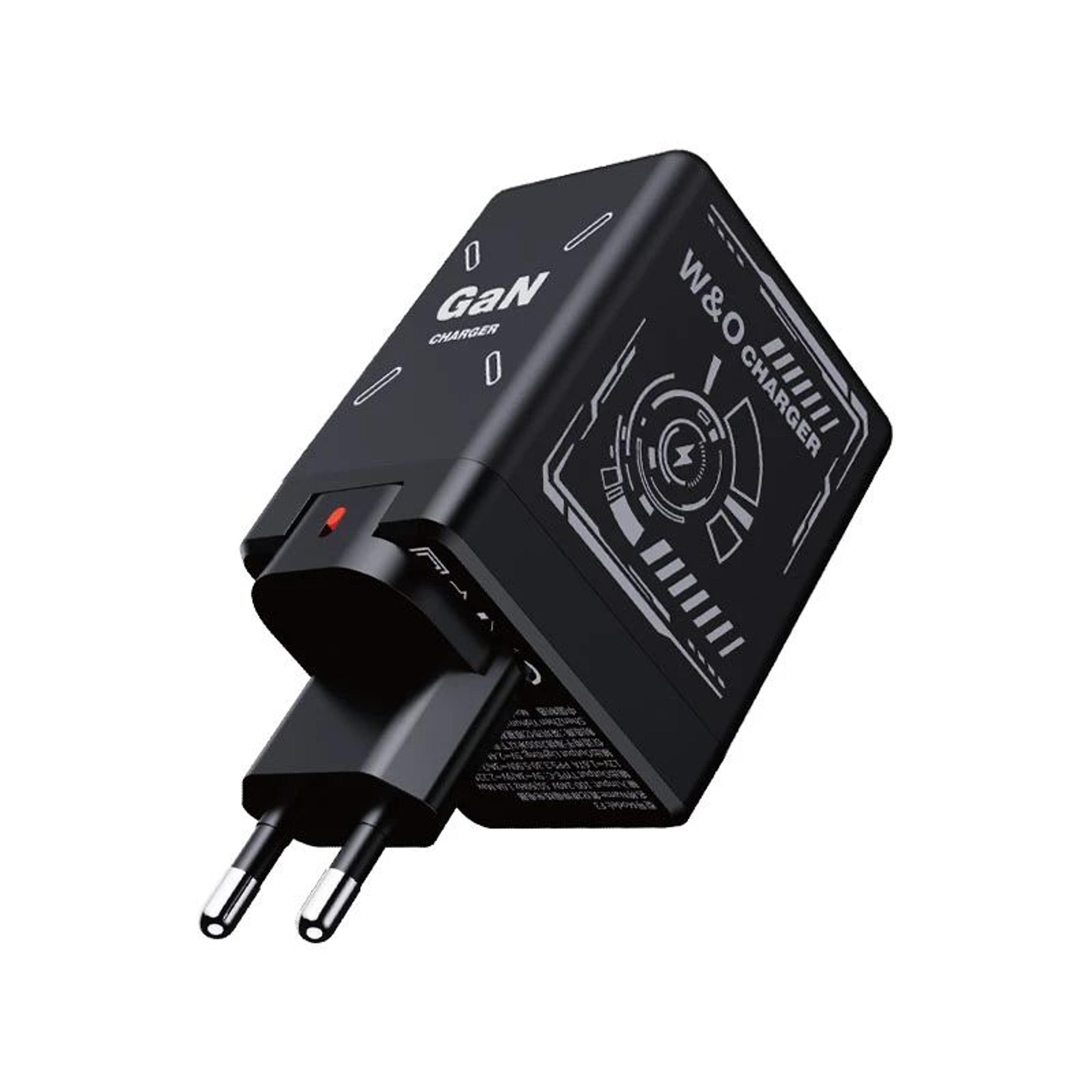 65W GaN USB C Fast Charger PD Quick Charge 30 Multi Port Wall Adapter For IPhone Samsung Huawei Xia 9