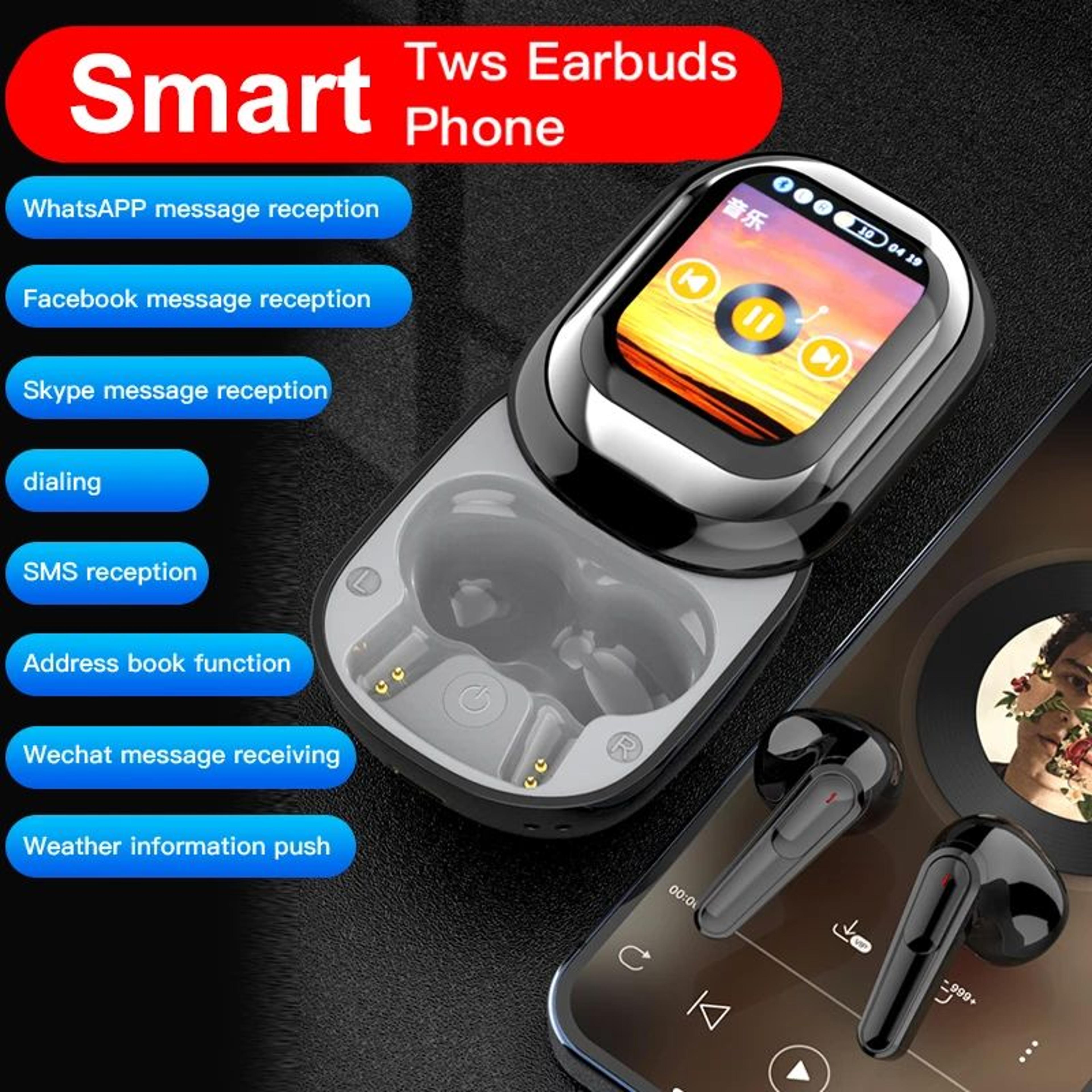 SEONE Smart Wireless Earbuds  Bluetooth 54 TWS Headphones With LED Touch Screen Display  ENC Noise  5