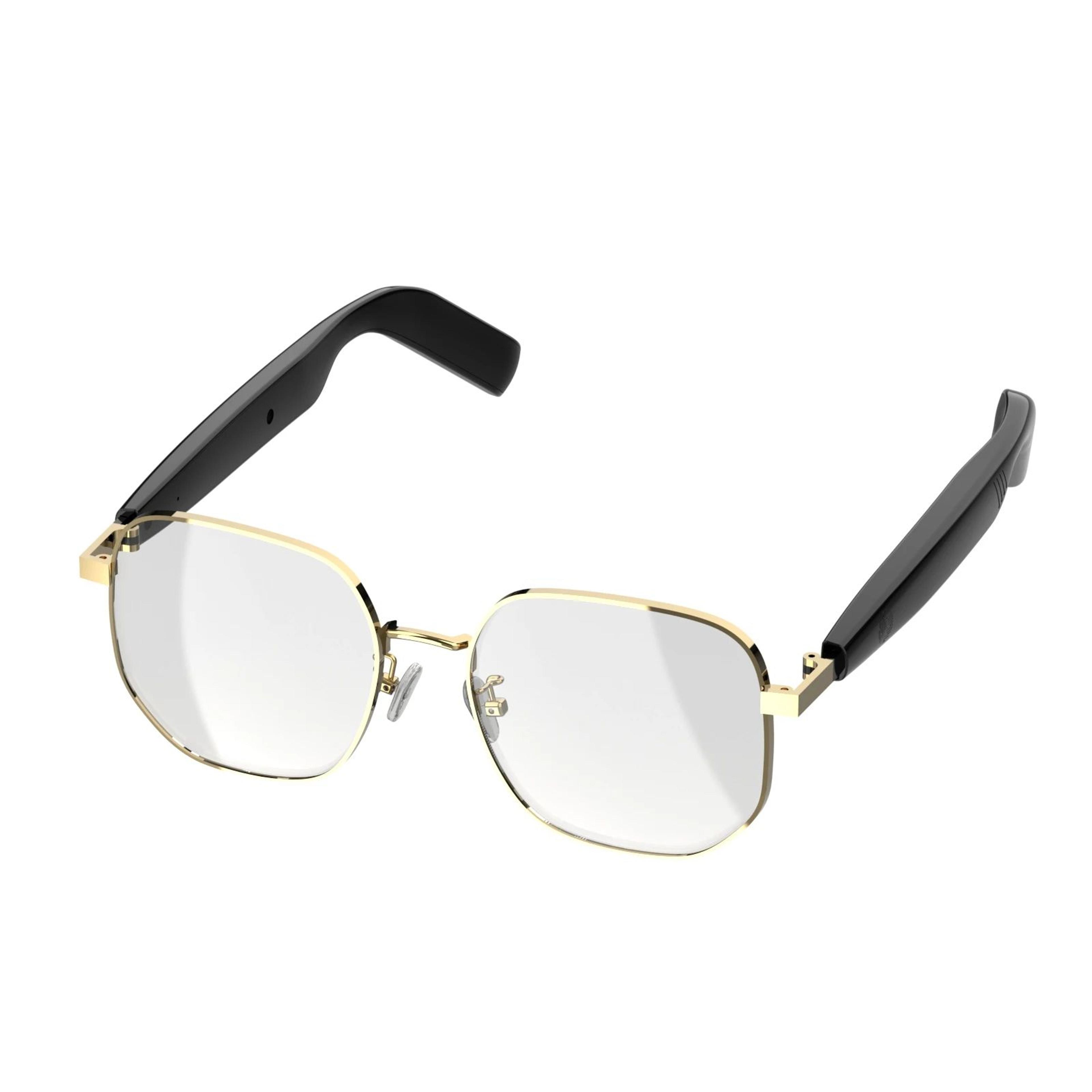 SG16 PRO Bluetooth Smart Audio Glasses  Anti Blue Light Gold Frame Wireless Sunglasses 2