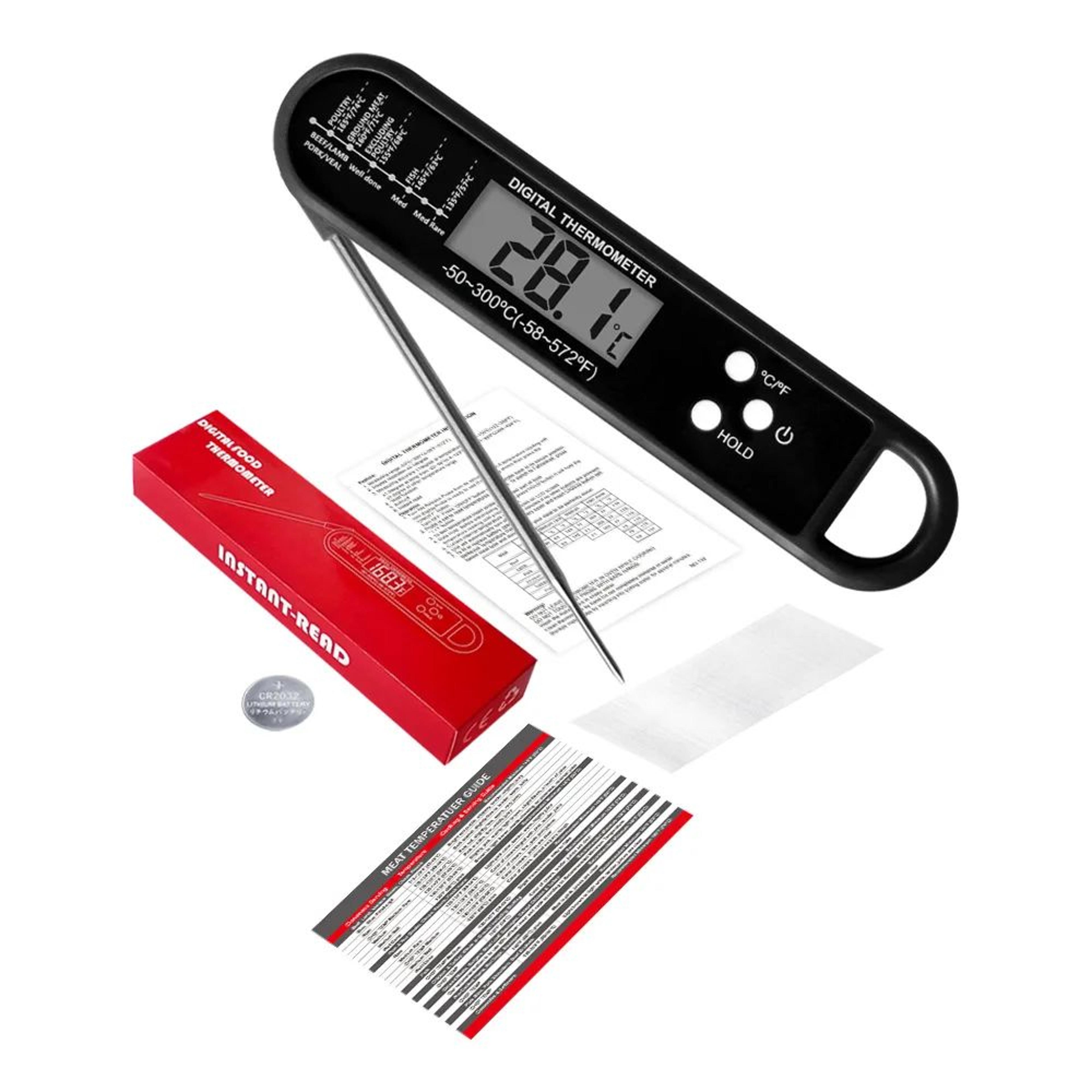 Professional Digital Meat Thermometer  Instant Read Waterproof BBQ Grill Kitchen Thermometer 8