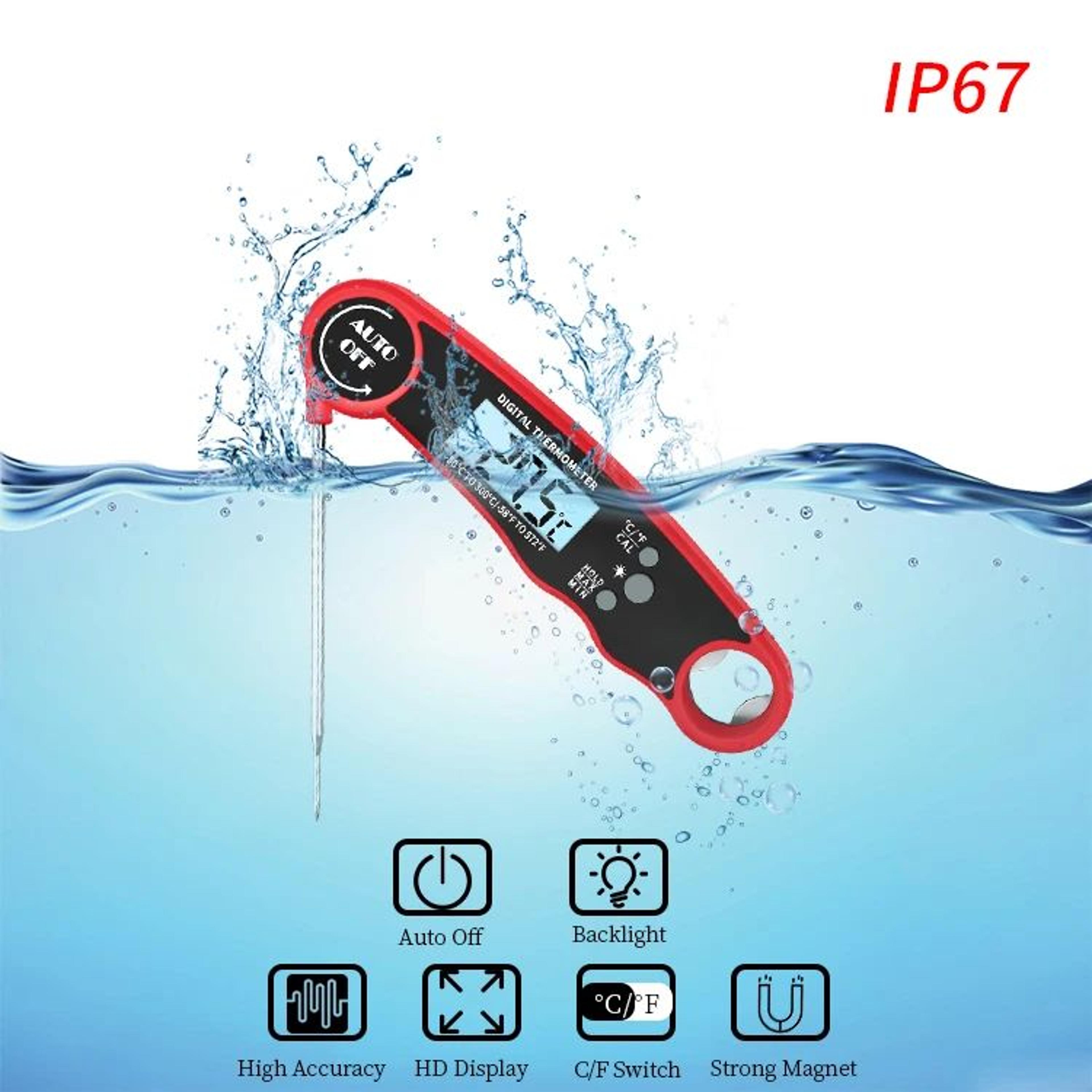 Instant Read Digital Meat Thermometer  Fast Accurate Kitchen  BBQ Food Thermometer 3