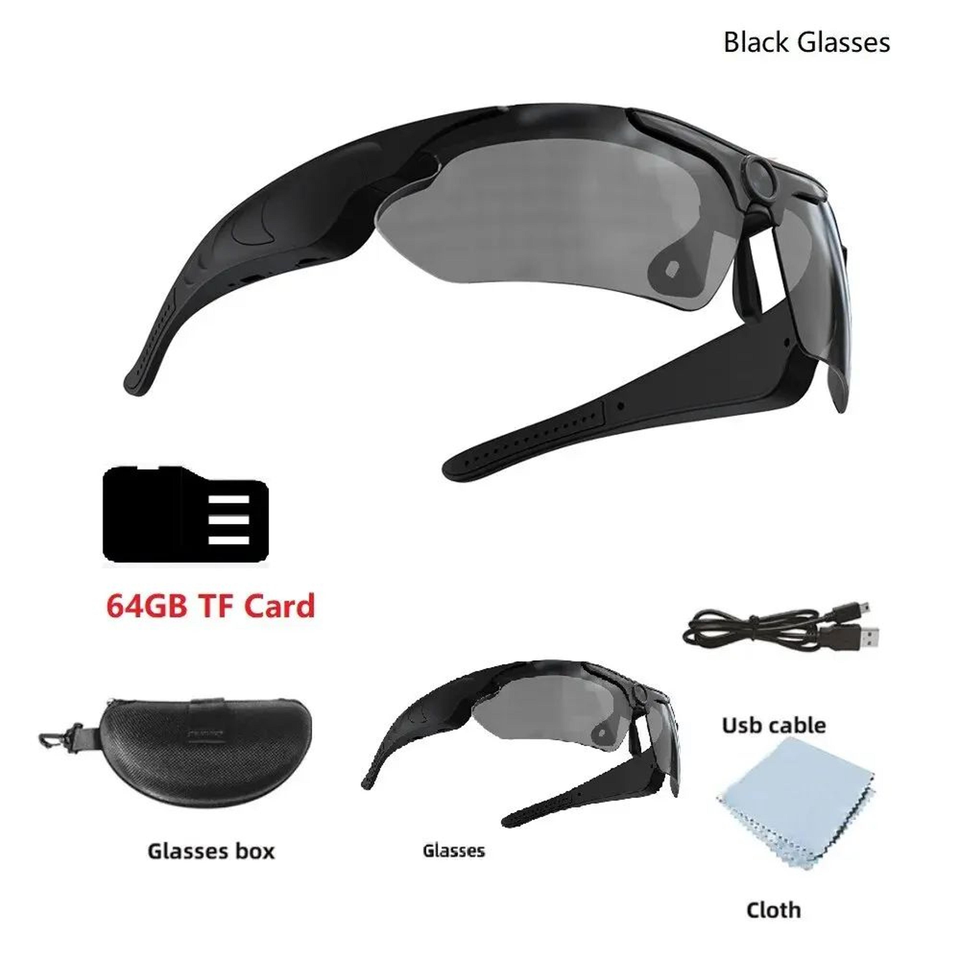 1080P Full HD Smart Camera Sunglasses  WideAngle Outdoor Sports Video Glasses 8