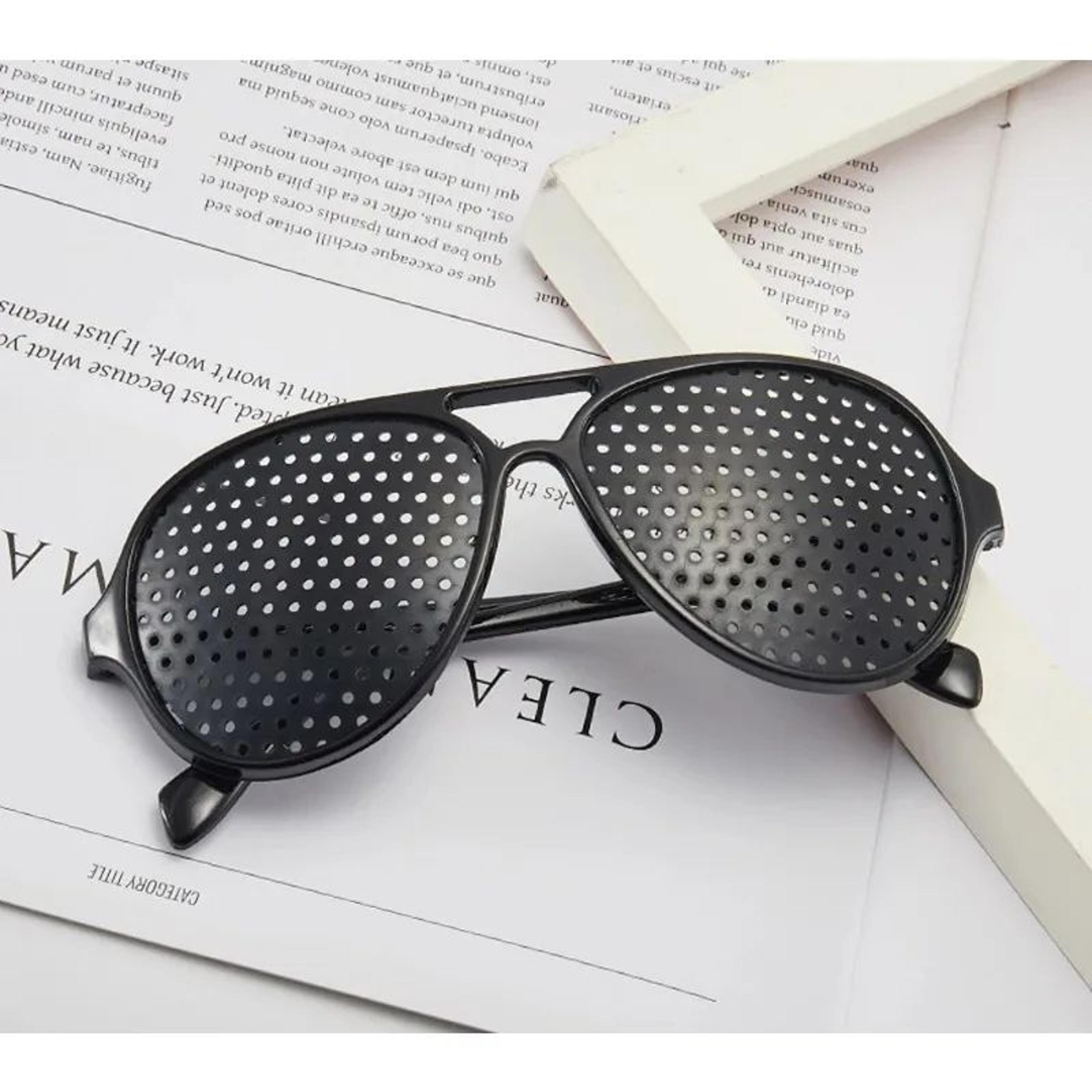 Vision Care Pinhole Glasses  AntiFatigue Corrective Eye Protection Glasses For Vision Improvement 1