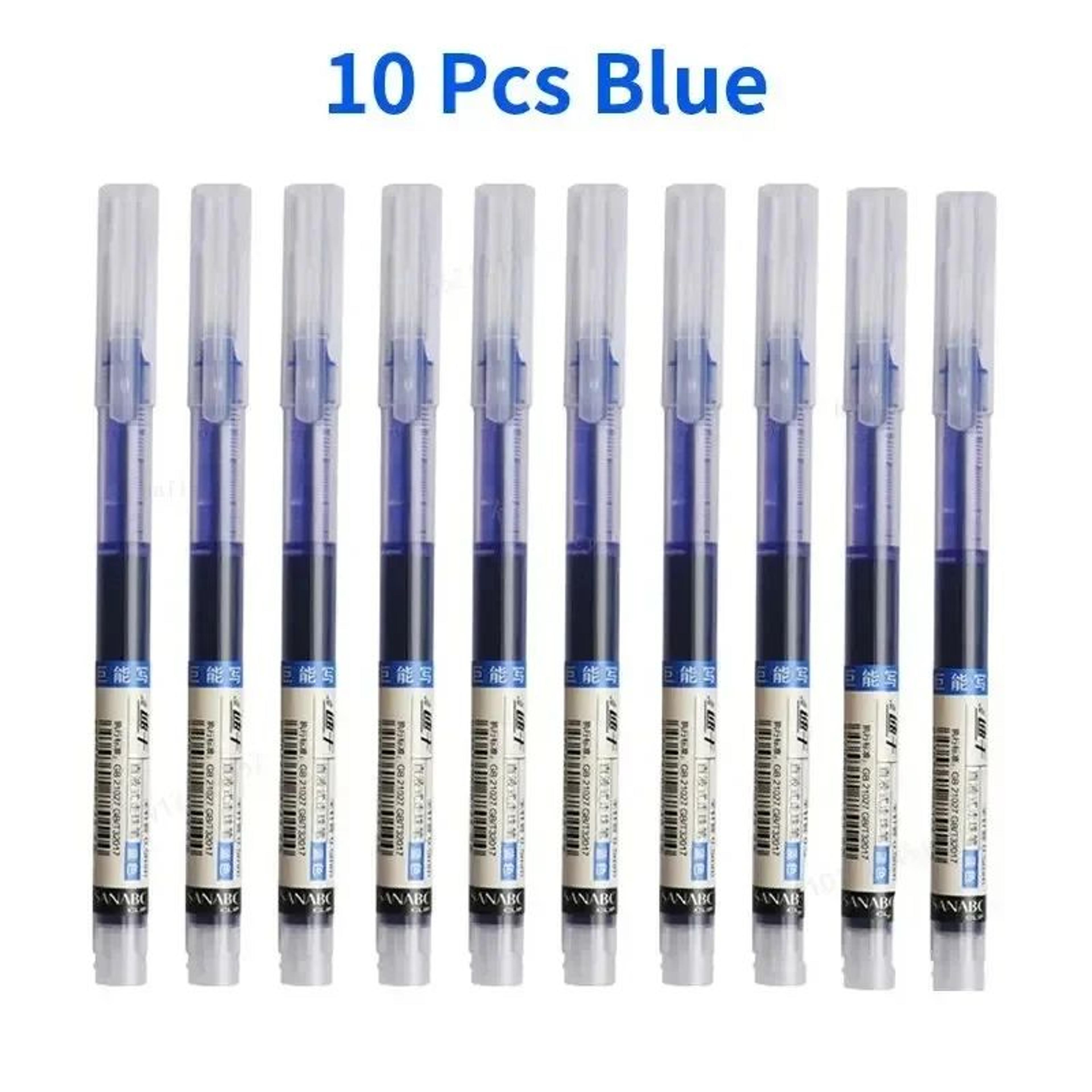 Needle Tip Gel Pens Set  Smooth Writing QuickDry Ballpoint Pens For School  Office Supplies 10