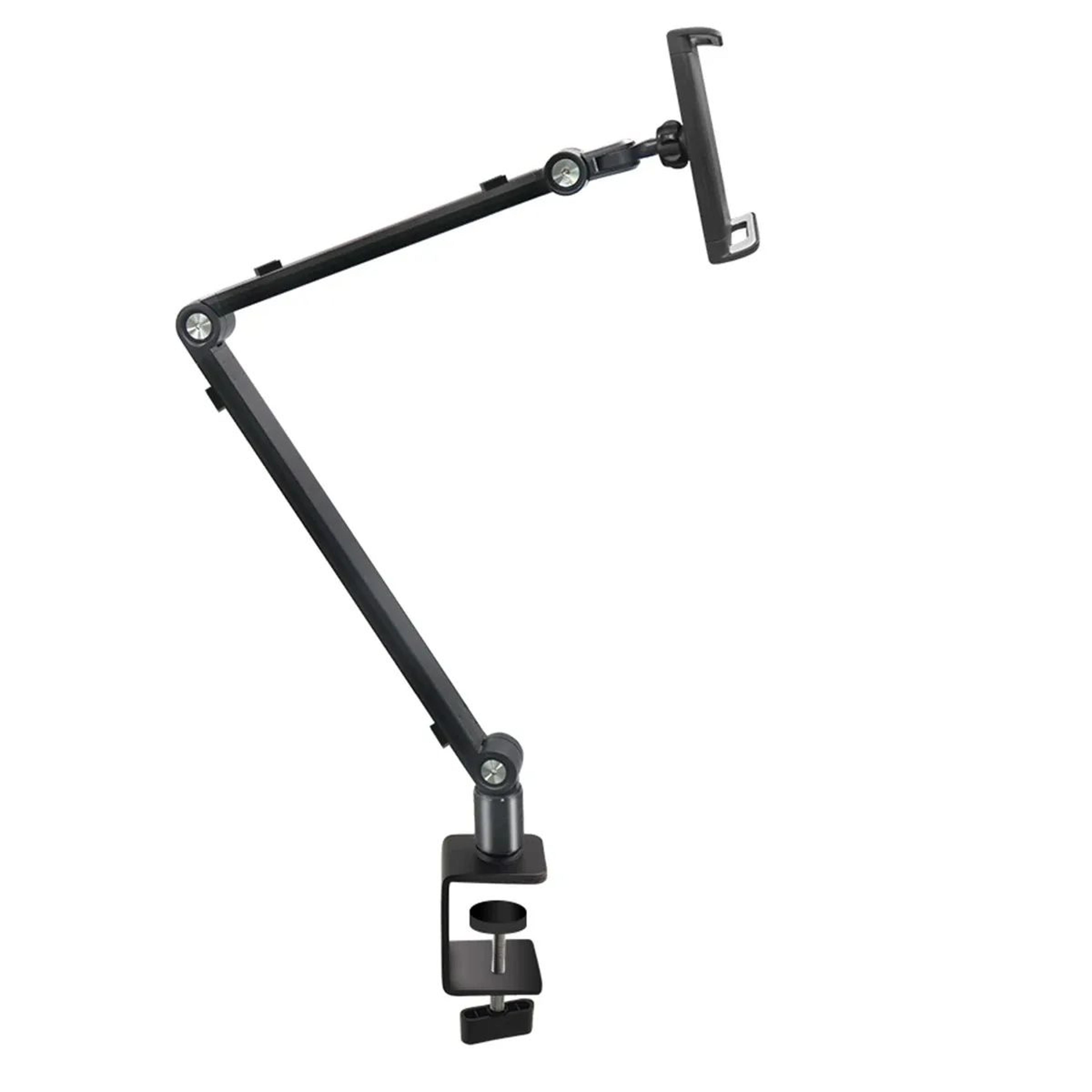 Adjustable Tablet Stand Holder  360 Rotating Aluminum Desk Mount For IPad  Portable Monitors 6
