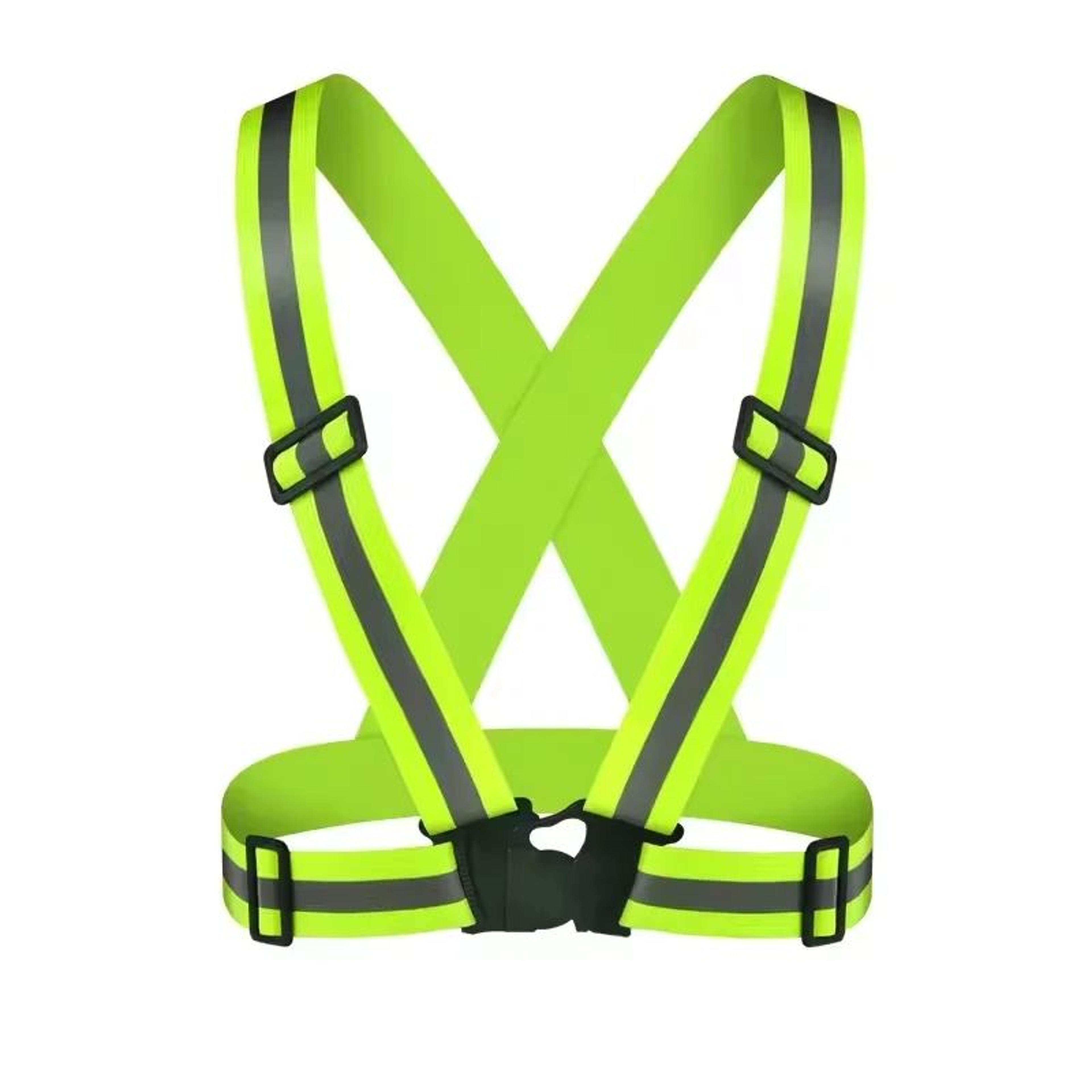 Adjustable Reflective Safety Vest  Lightweight Waterproof Running  Cycling Gear 6
