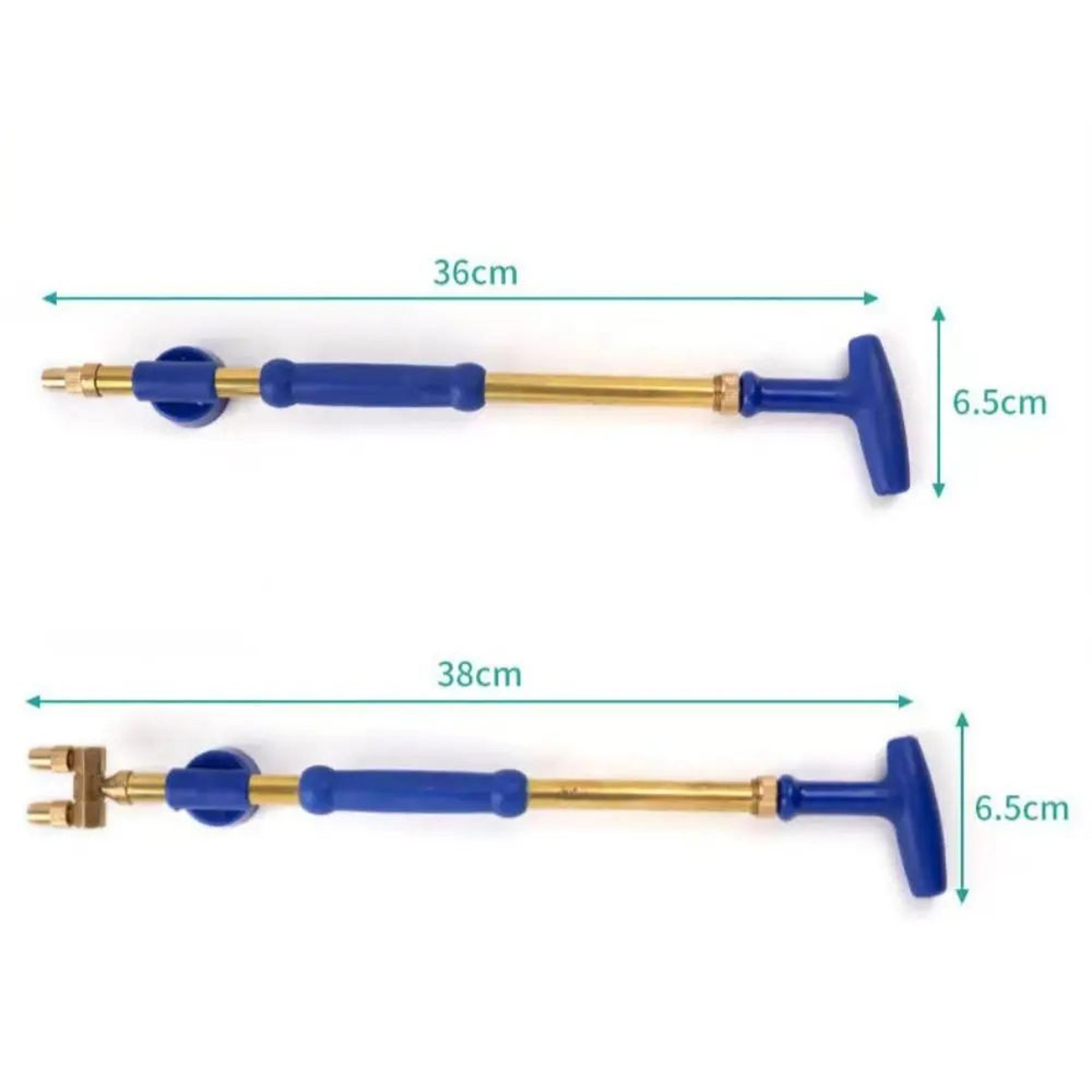 Brass PushPull Pressure Spray Nozzle  Adjustable Mist  Water Column Sprayer 4