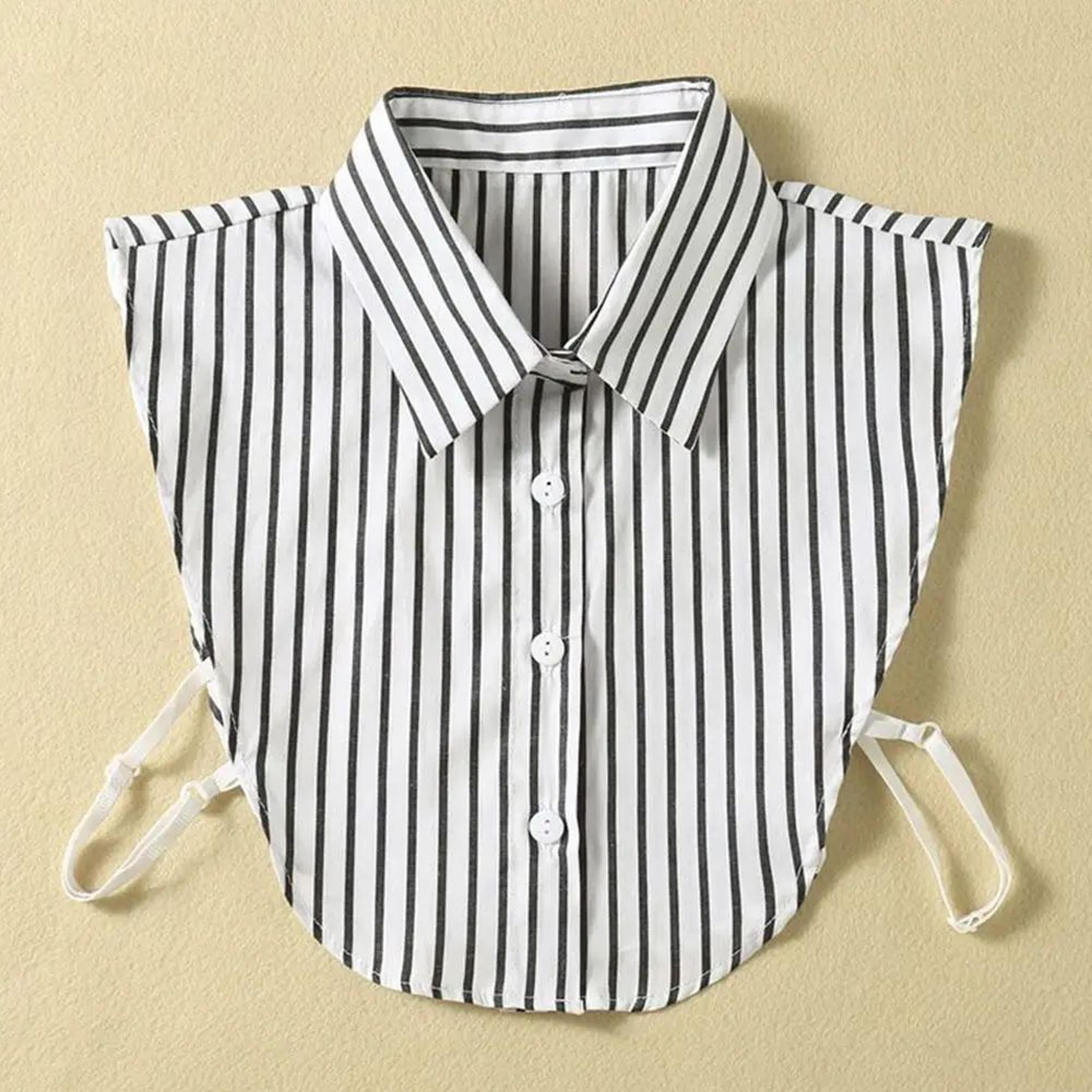 Womens Vintage Detachable Fake Collar Blouse  Adjustable Lapel Shirt Collar Accessory 7