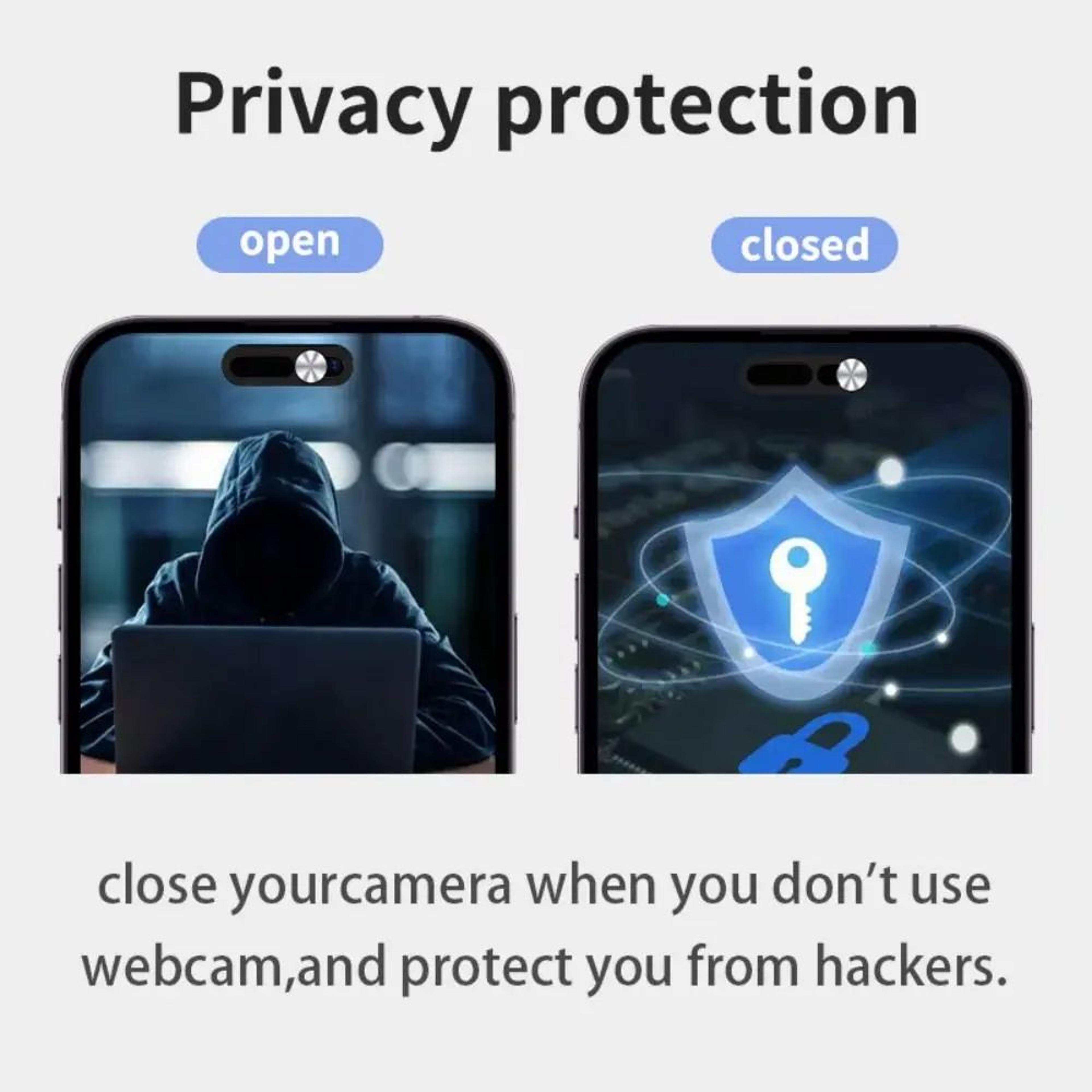 3pcs IPhone 14 Privacy Camera Cover Slider  Ultra Thin Metal Webcam Lens Protector For IPhone 14 Pr 2