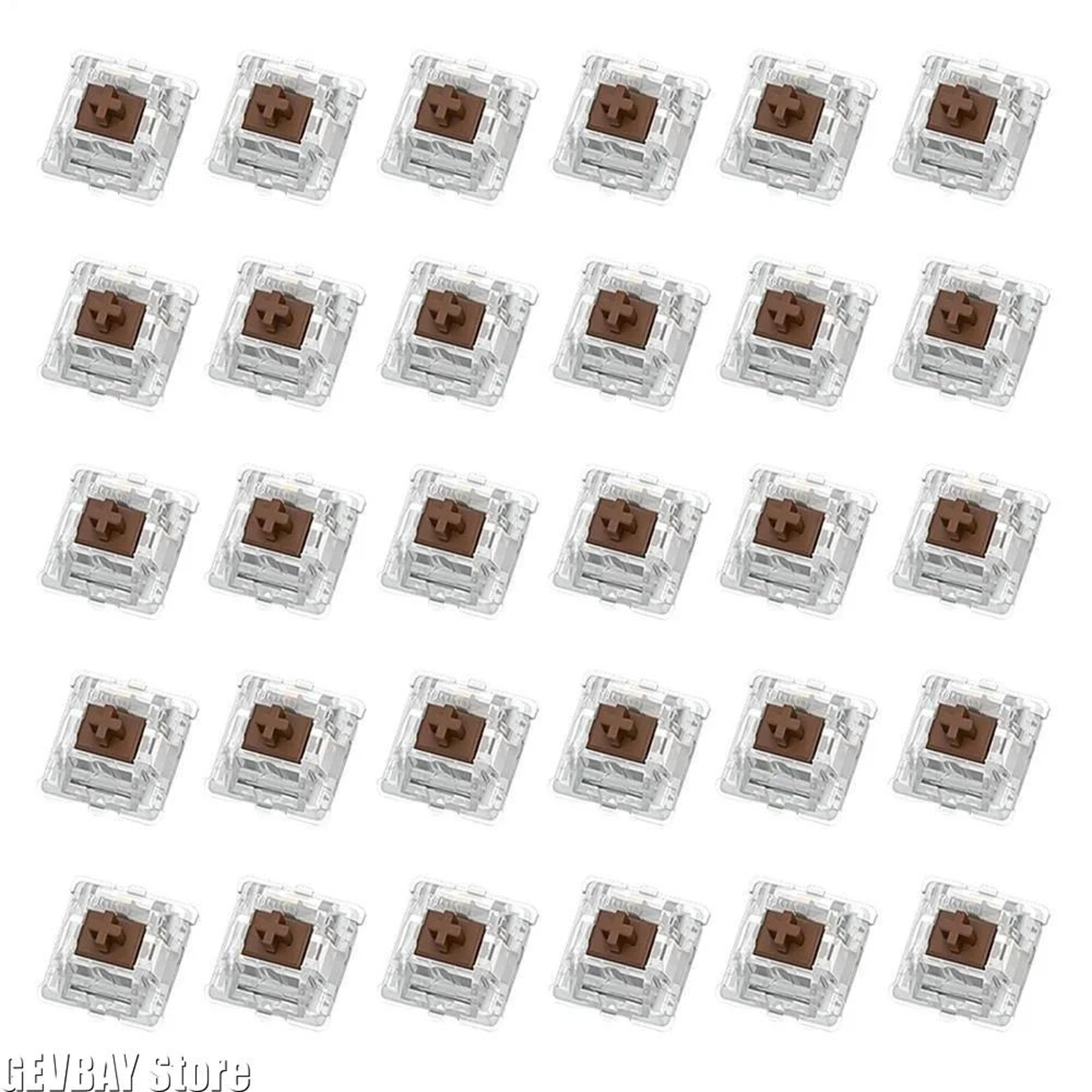 30pcs Mechanical Keyboard Switch Set  Blue Brown Red Black 2Pin Tactile Clicky Key Switch Replaceme 4