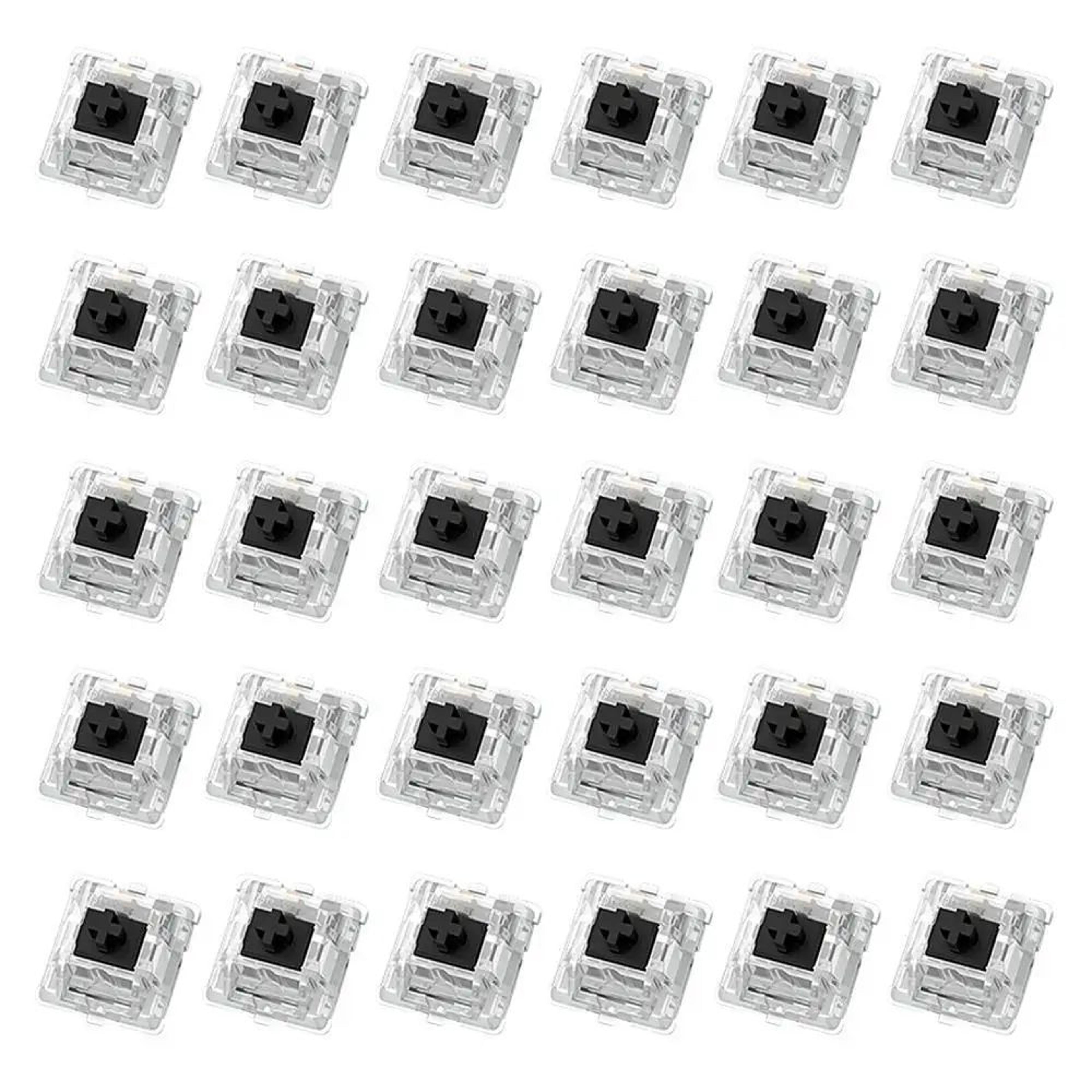 30pcs Mechanical Keyboard Switch Set  Blue Brown Red Black 2Pin Tactile Clicky Key Switch Replaceme 7