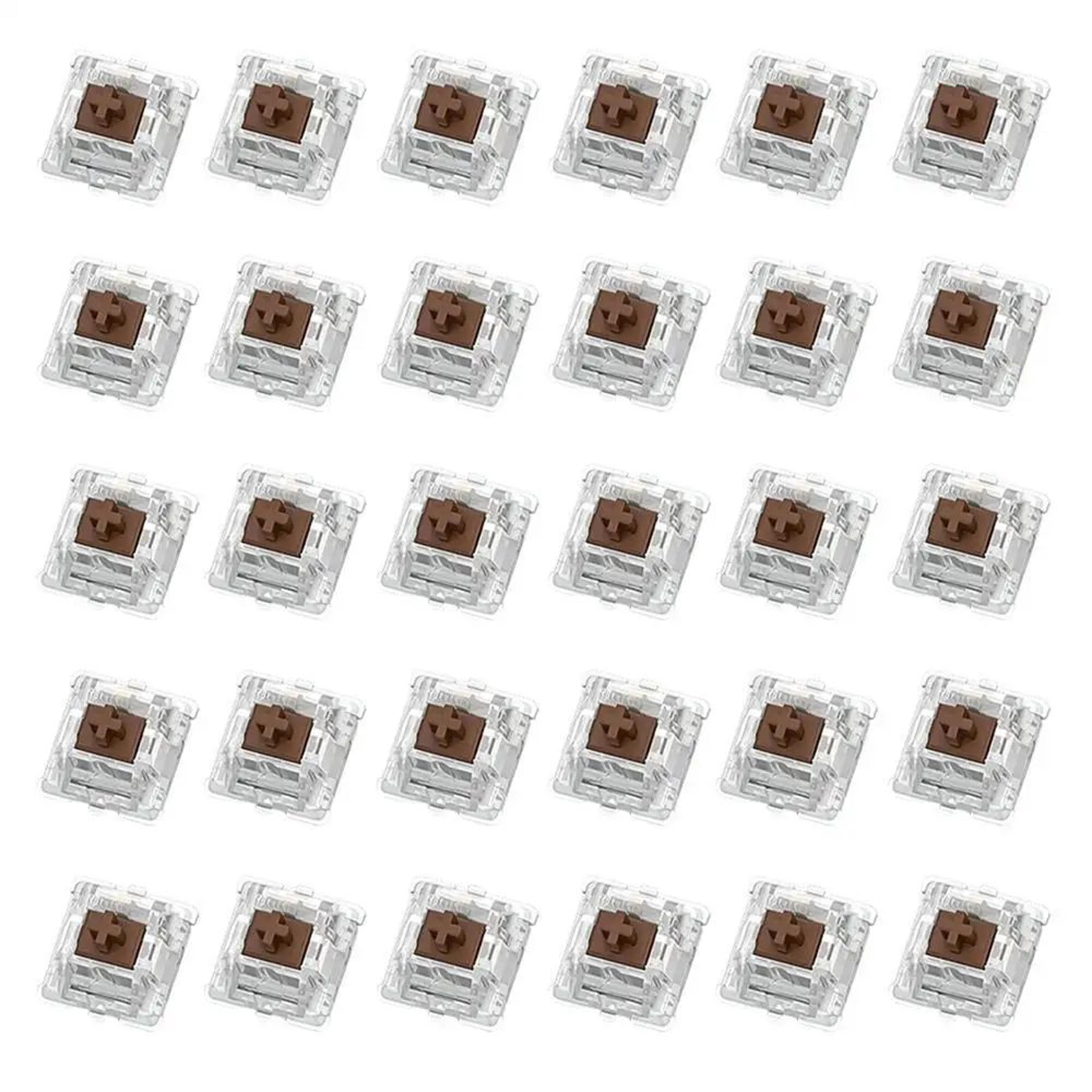 30pcs Mechanical Keyboard Switch Set  Blue Brown Red Black 2Pin Tactile Clicky Key Switch Replaceme 9