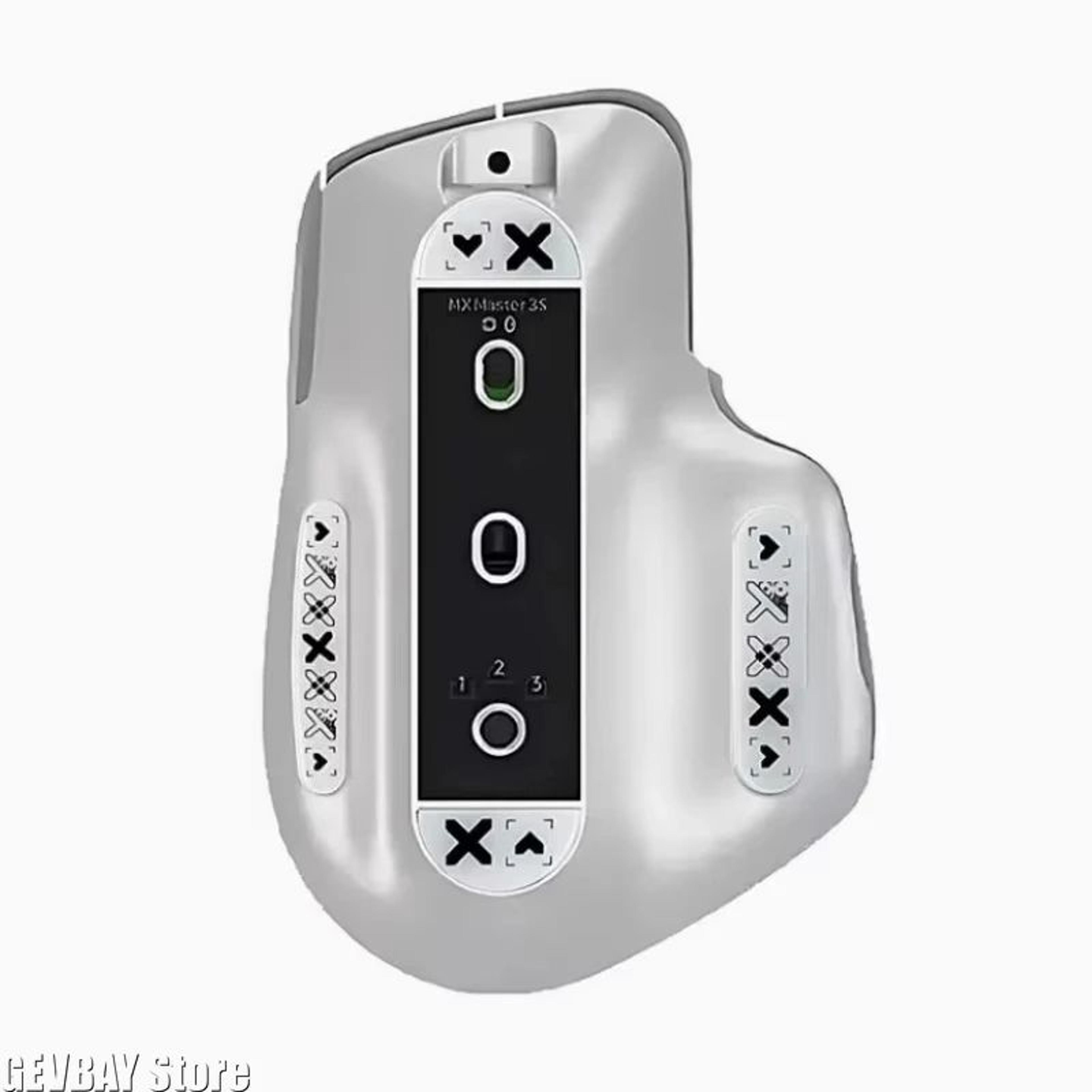 Premium Glass Mouse Skates For Logitech MX Master 3  3S  UltraSmooth Curved Mouse Feet Pads 3