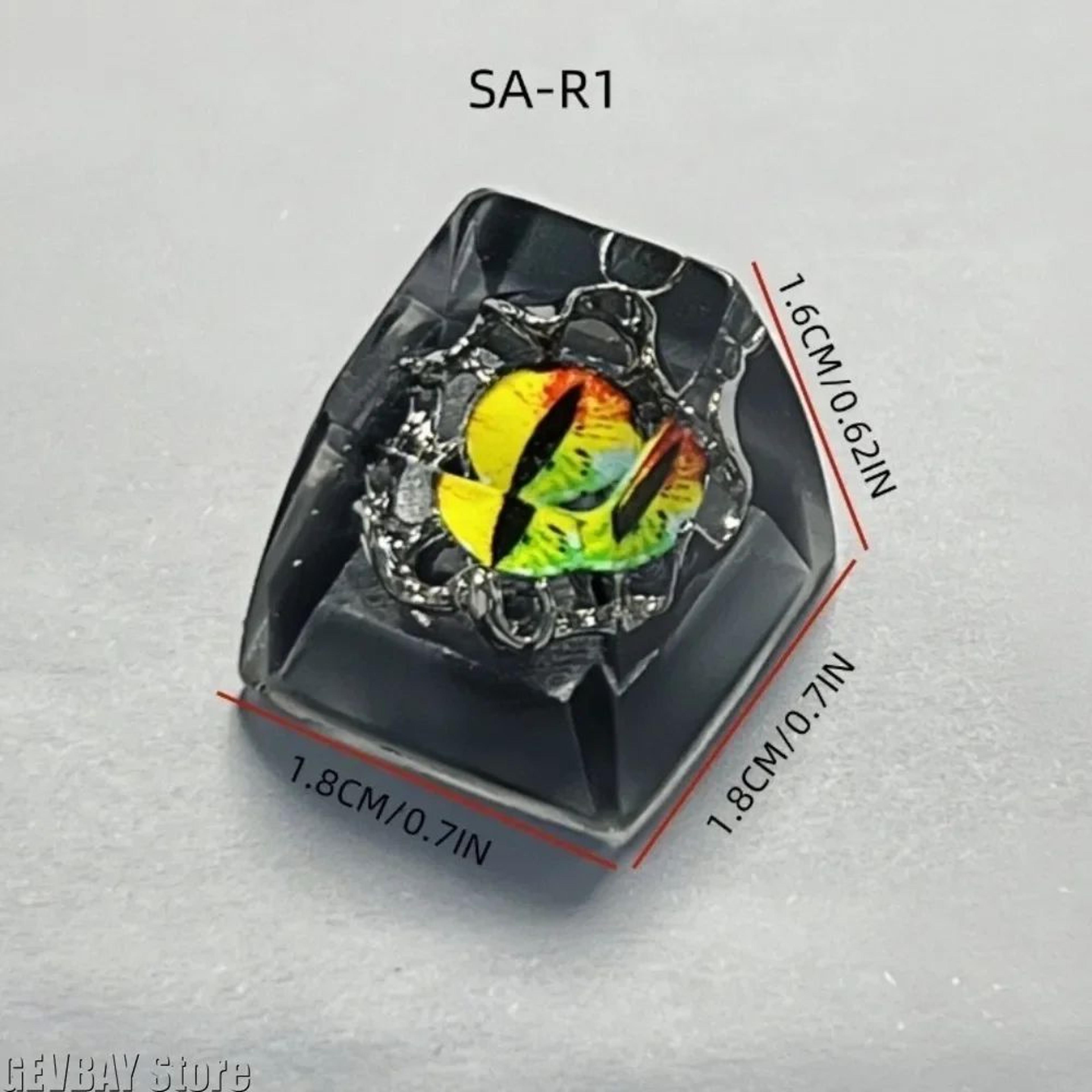 Evil Eye Resin Artisan Keycap  3D Gothic Mechanical Keyboard Keycap For Halloween Custom Gaming Set 4