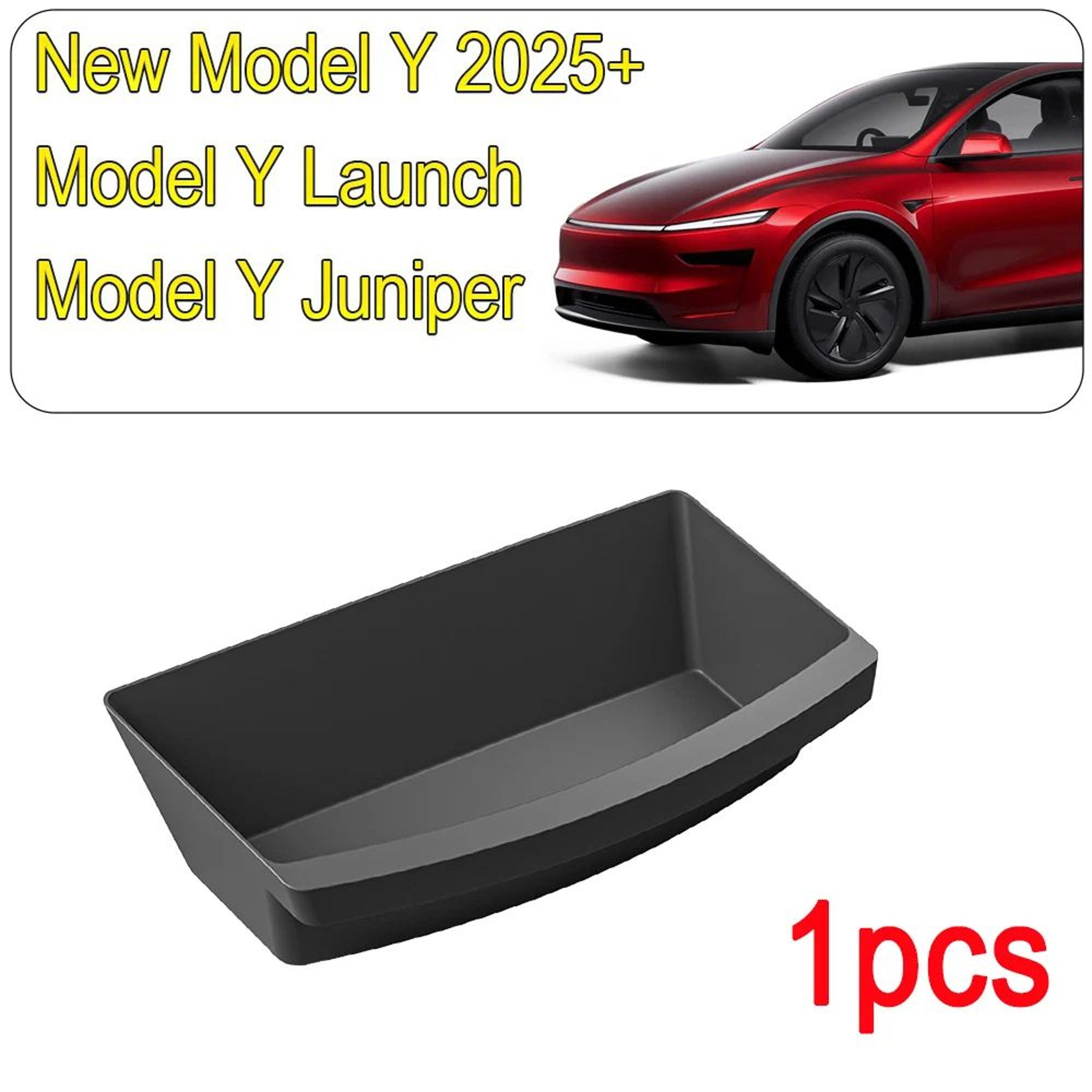 Tesla Model Y Juniper Under Seat Storage Drawer  Waterproof Hidden Organizer Tray For 2025 Model Y 6
