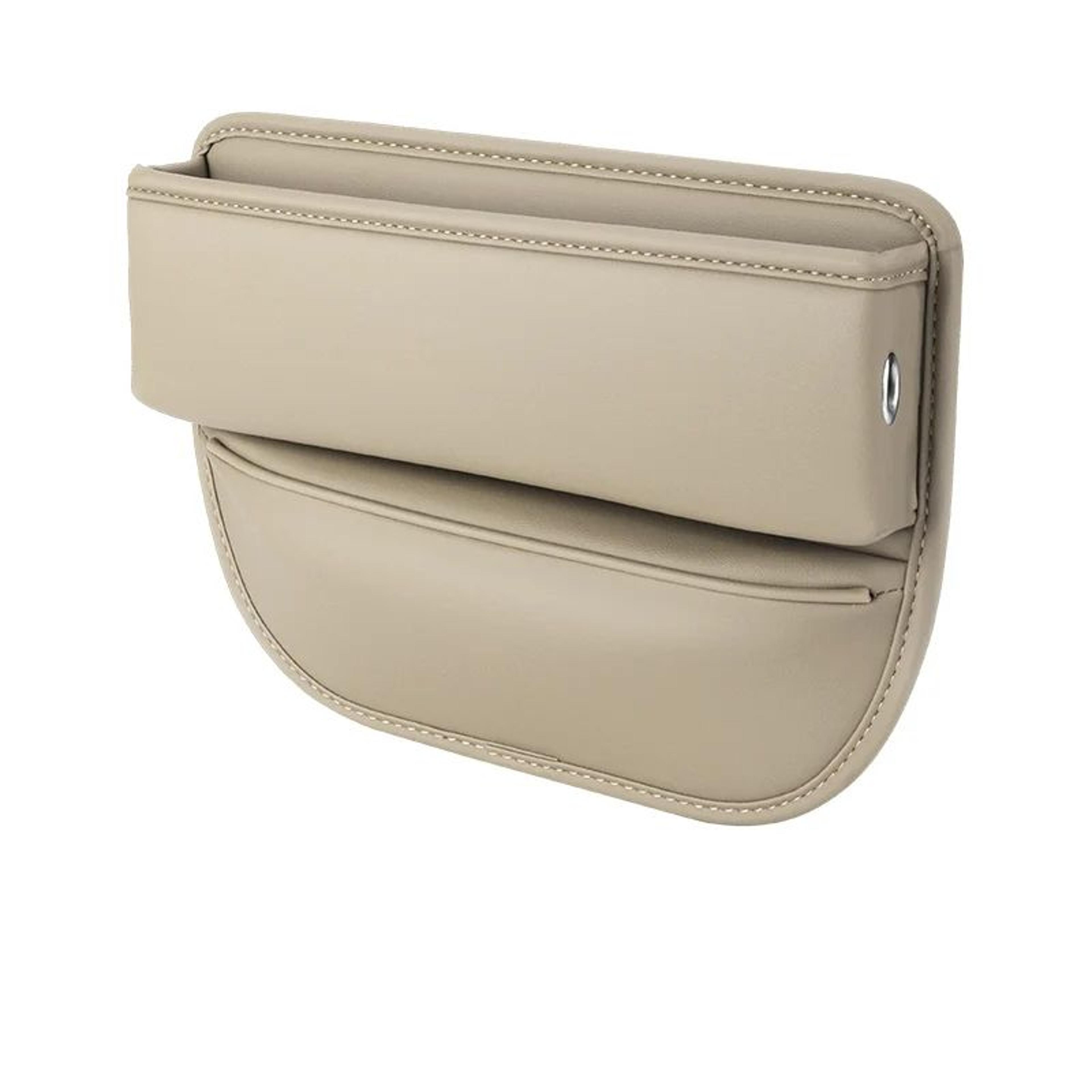 Leather Car Seat Gap Organizer Box  Multifunctional Auto Storage Pocket Holder 9