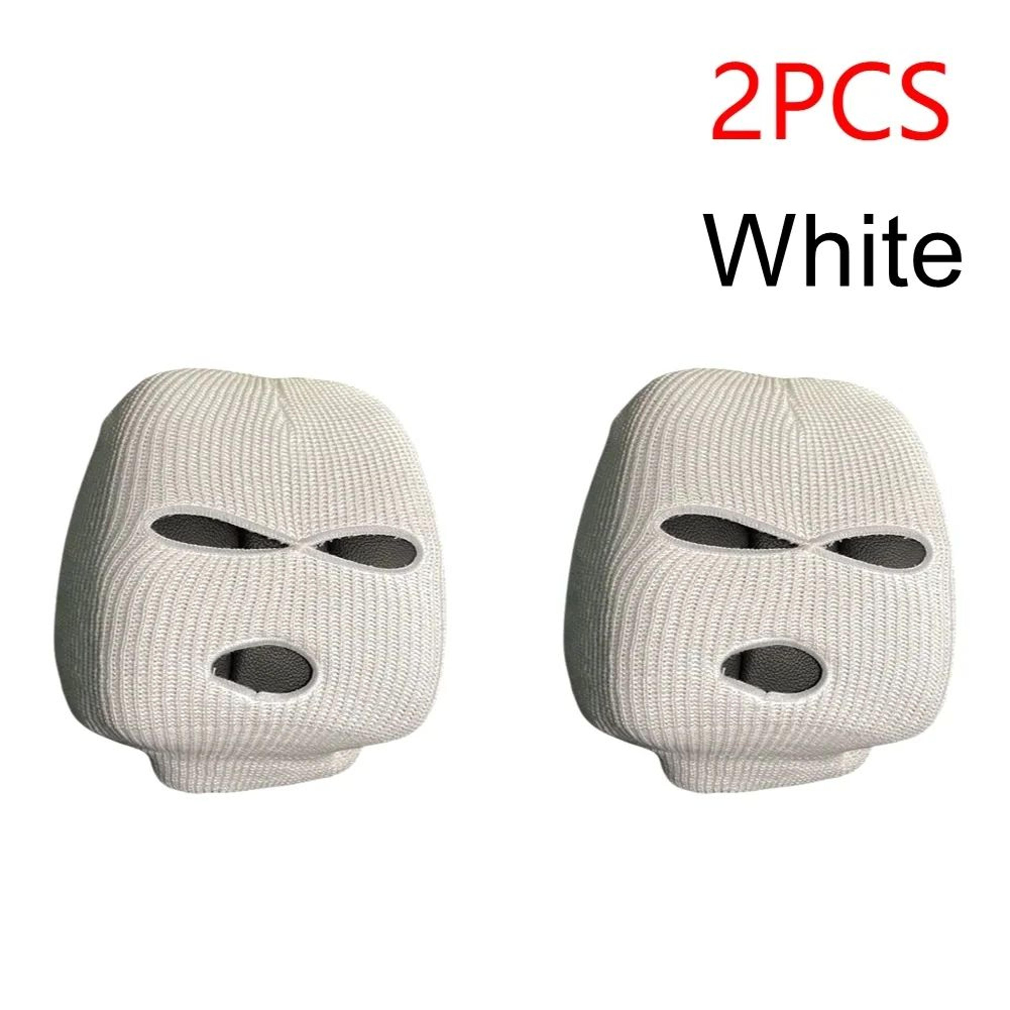 Universal Funny Car Headrest Cover Set  Ski Mask Style Front Seat Protector Accessories 7