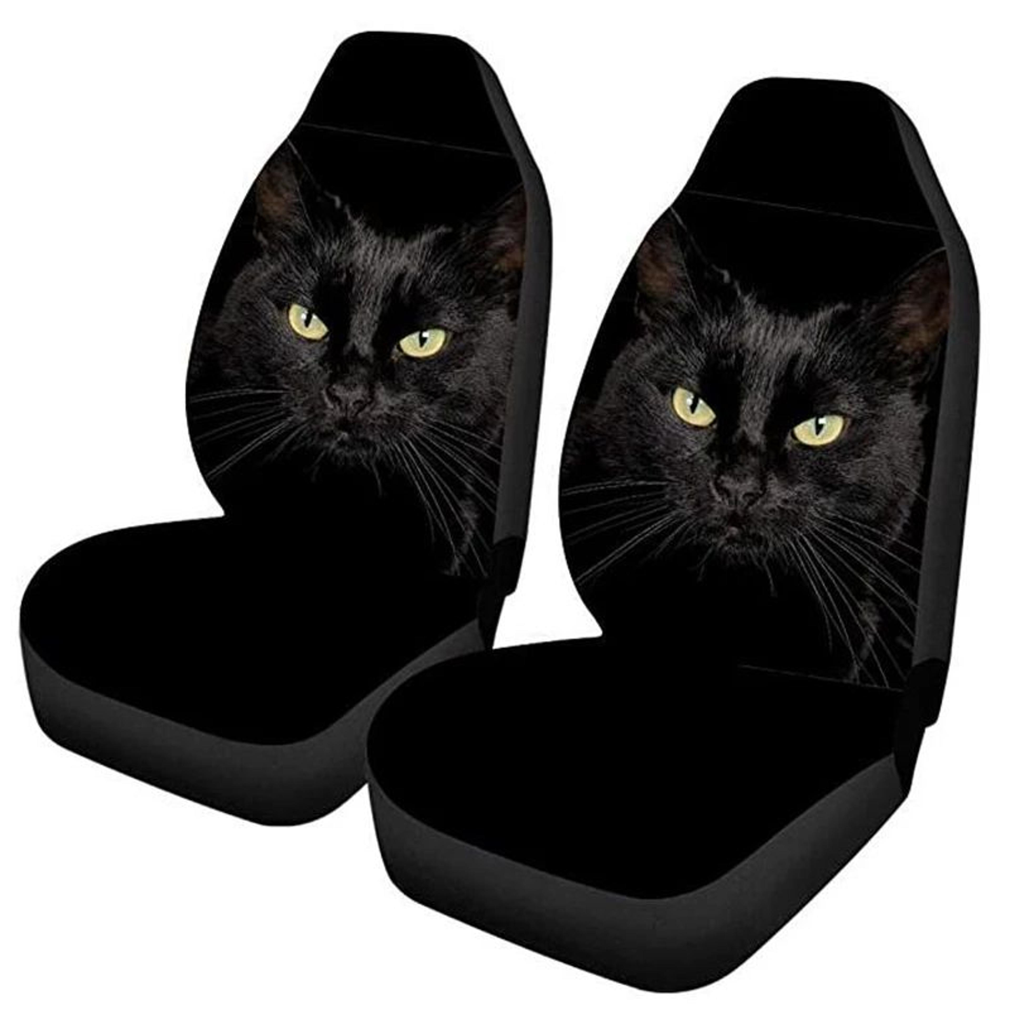 2 Pcs Universal Polyester Car Front Seat Covers  Washable AntiDirty Driver Seat Protectors For Most 15