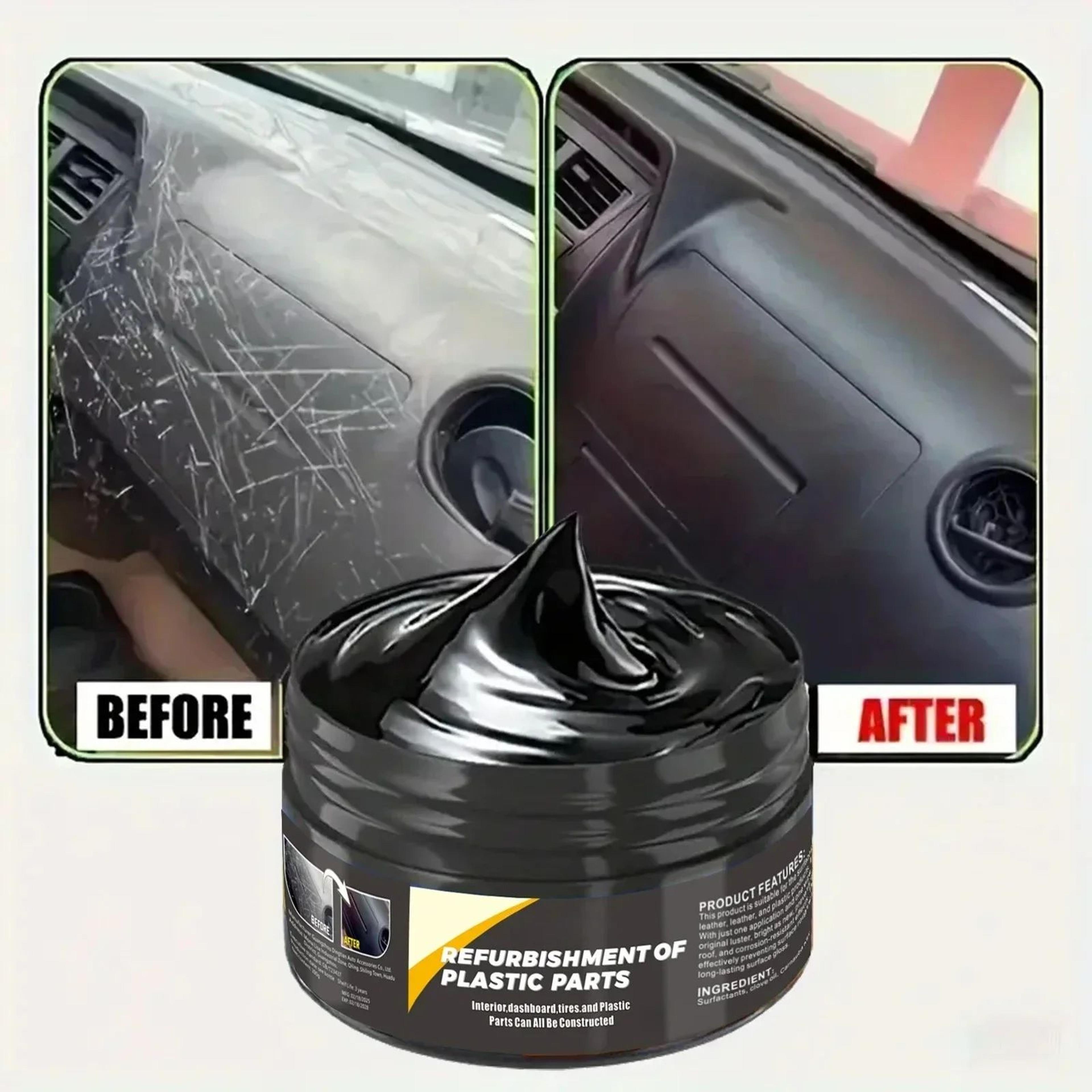 SL12 Car Interior Repair Paste  Plastic Restorer Scratch Repair  Tire Polish Wax 1