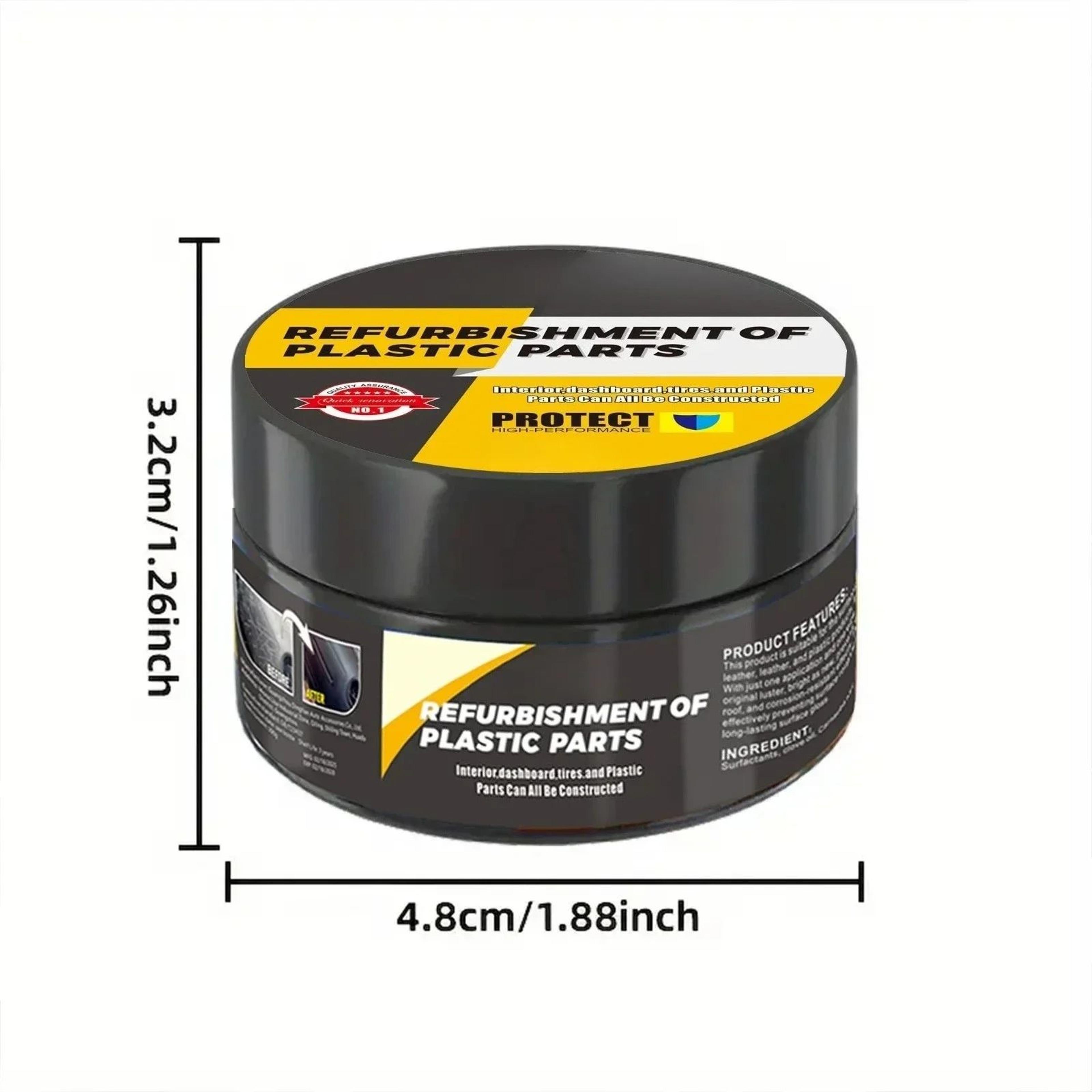 SL12 Car Interior Repair Paste  Plastic Restorer Scratch Repair  Tire Polish Wax 5