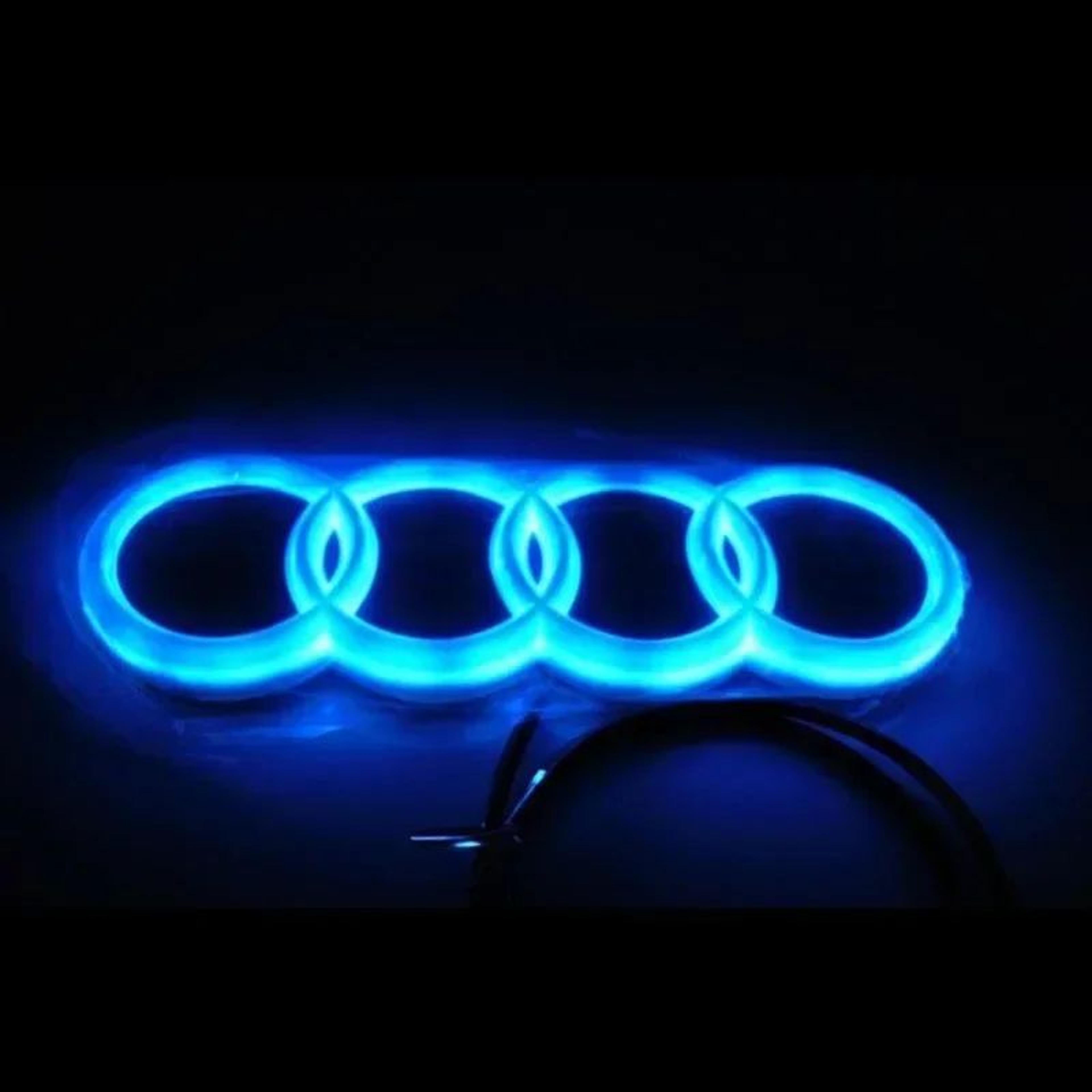 LED Front Grill Emblem Light For Audi  Waterproof Illuminated Car Logo Badge Lamp 3
