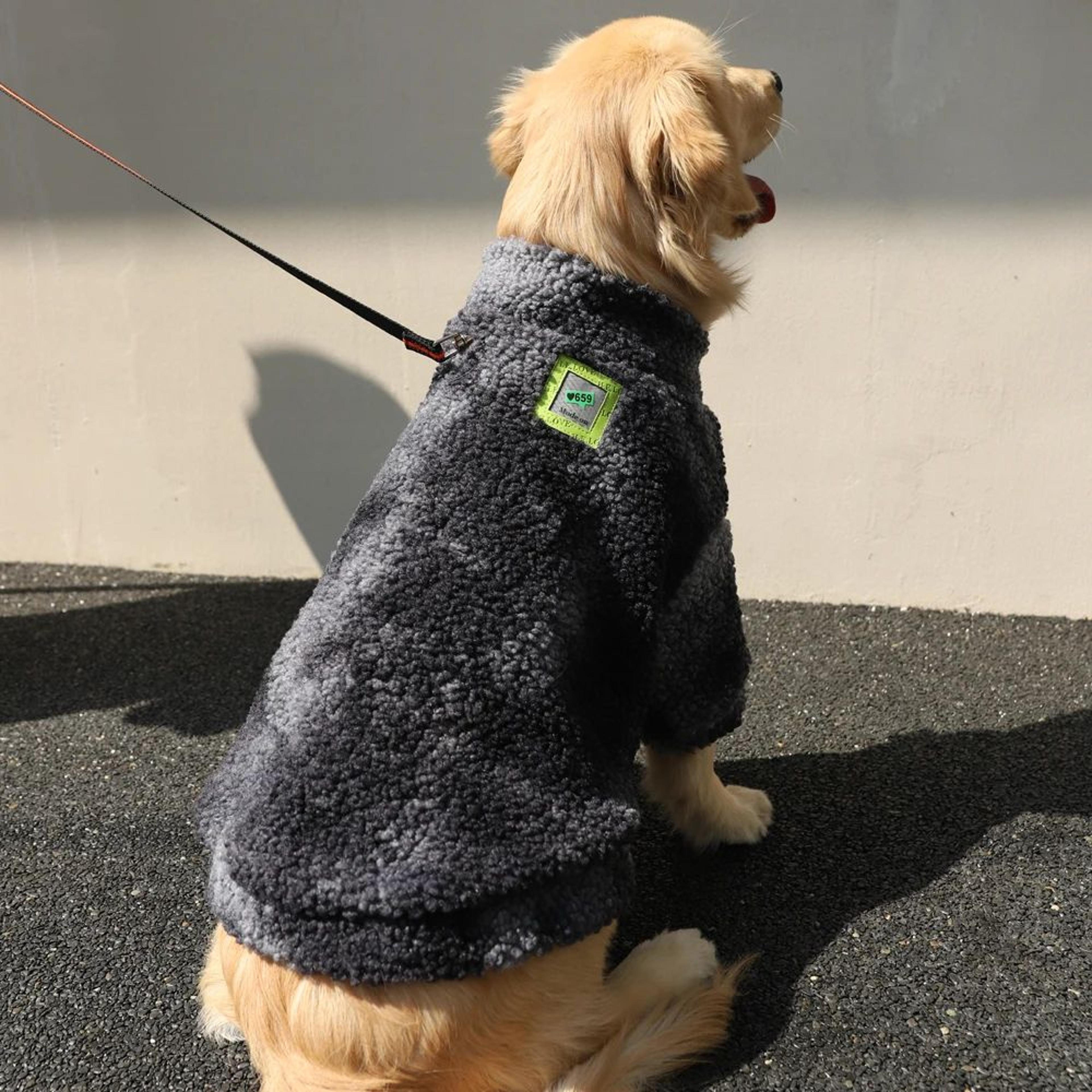 Winter Dog Jacket For Large Dogs  Thick Windproof FleeceLined Coat For Medium  Large Breeds 3