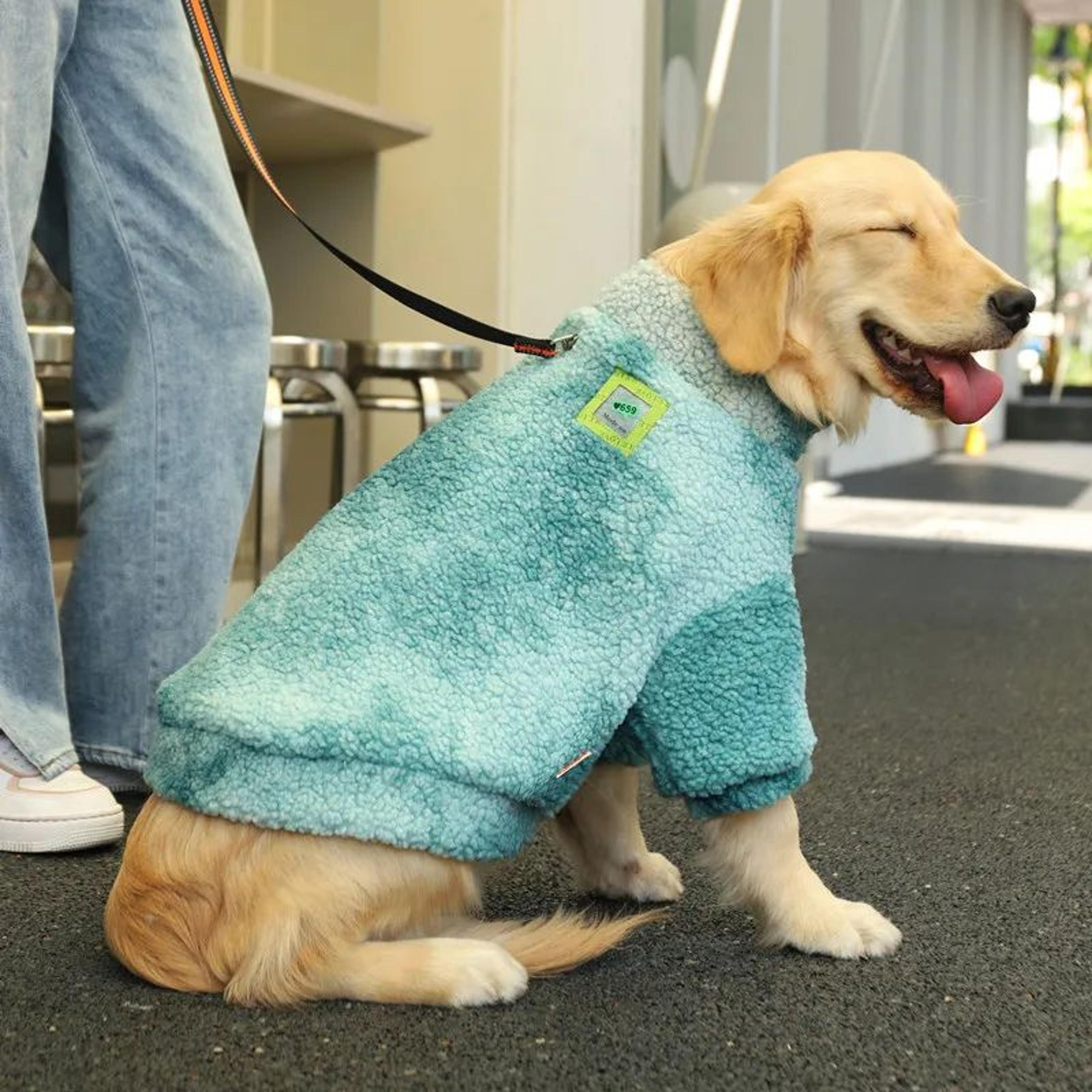 Winter Dog Jacket For Large Dogs  Thick Windproof FleeceLined Coat For Medium  Large Breeds 6