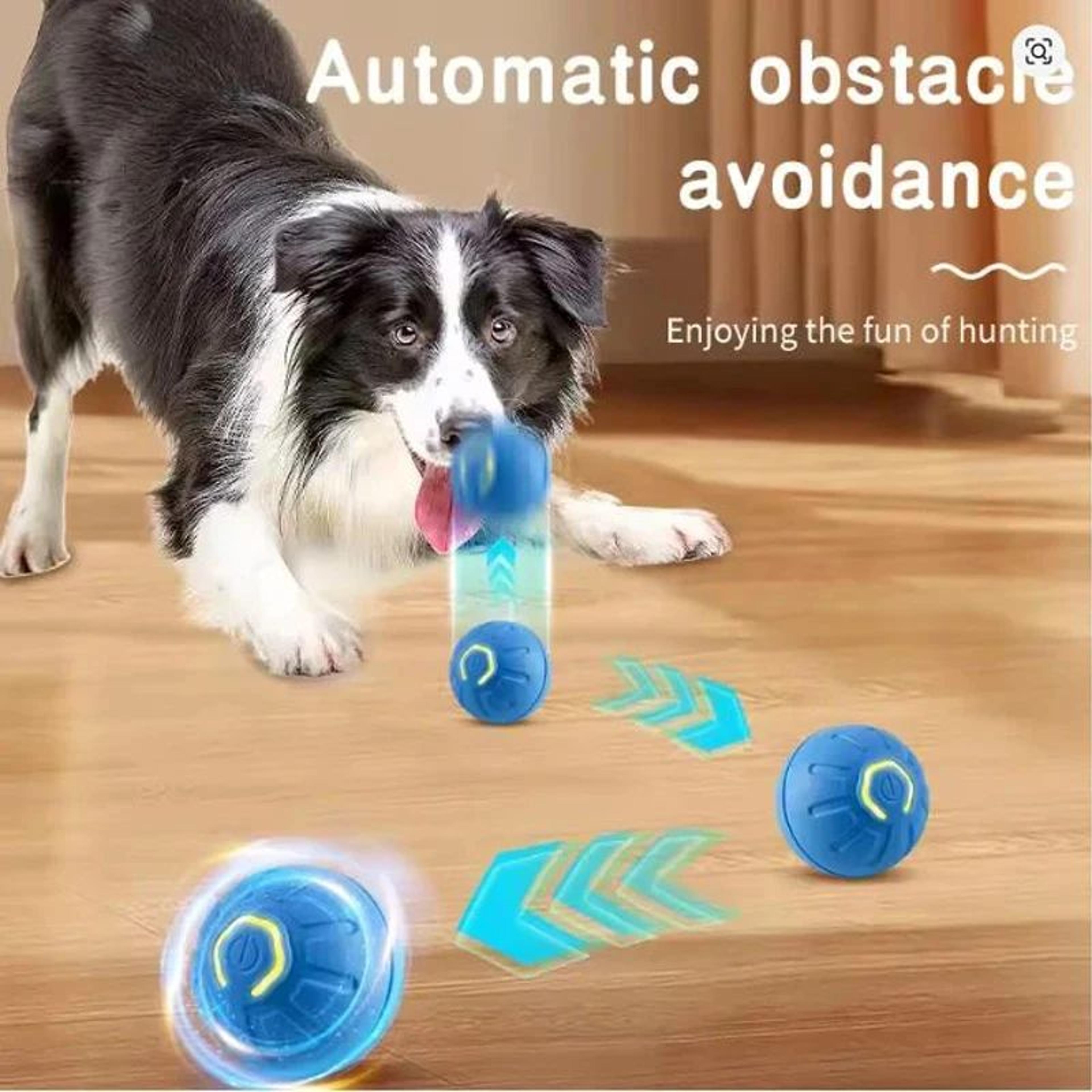 Interactive Rolling Pet Toy Ball  USB Rechargeable Automatic Moving Ball For Dogs  Cats 4