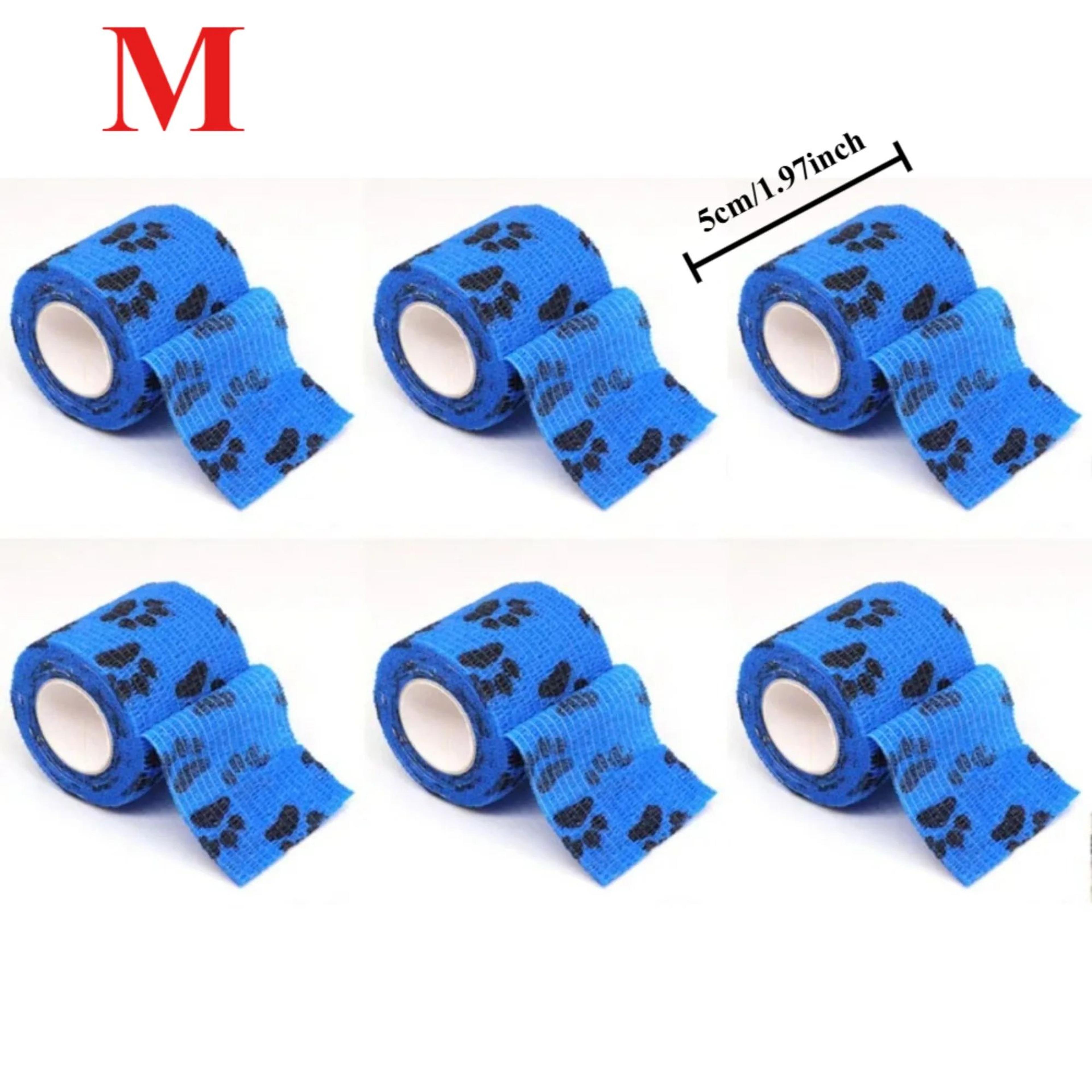 SelfAdhesive Pet Bandage Wrap For Dogs  Cats  Elastic Cohesive Vet Tape Leg  Wound Protector 16