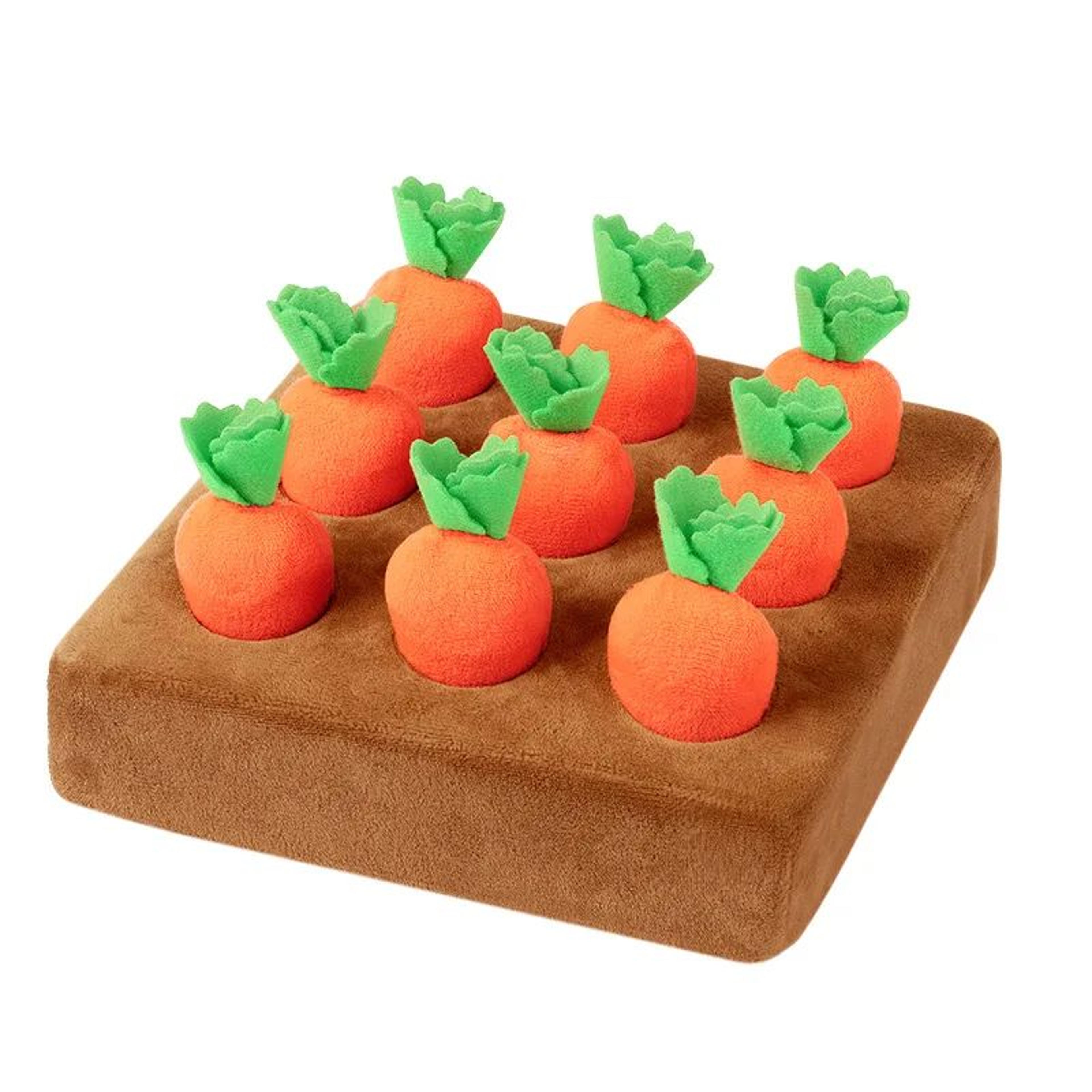 Dog Snuffle Mat Carrot Puzzle Toy  Interactive Slow Feeder Nosework Training Mat For Boredom Relief 5