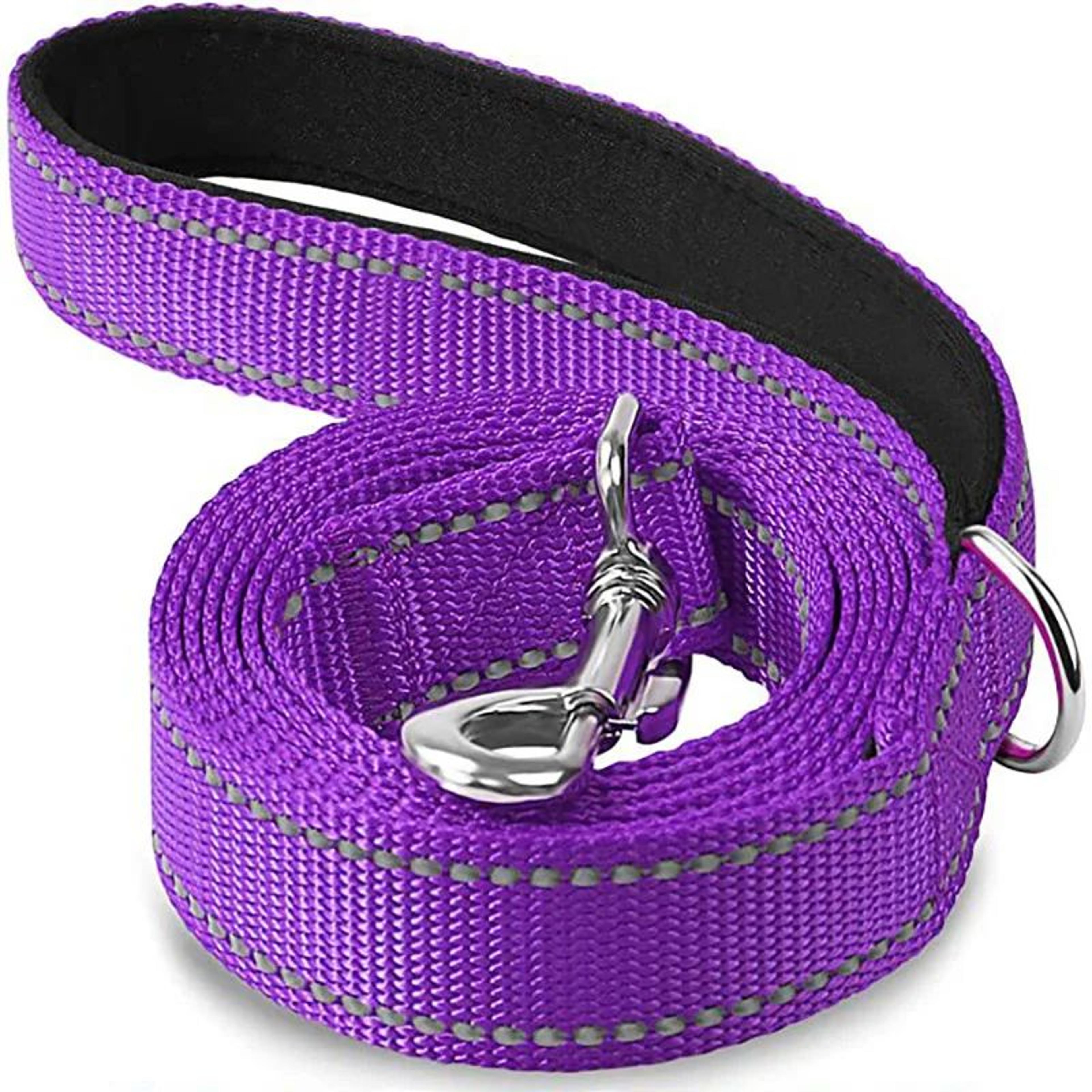 Reflective Pet Leash For Dogs  Cats  Durable Walking Lead Strap With Night Safety Training Rope 4 F 14