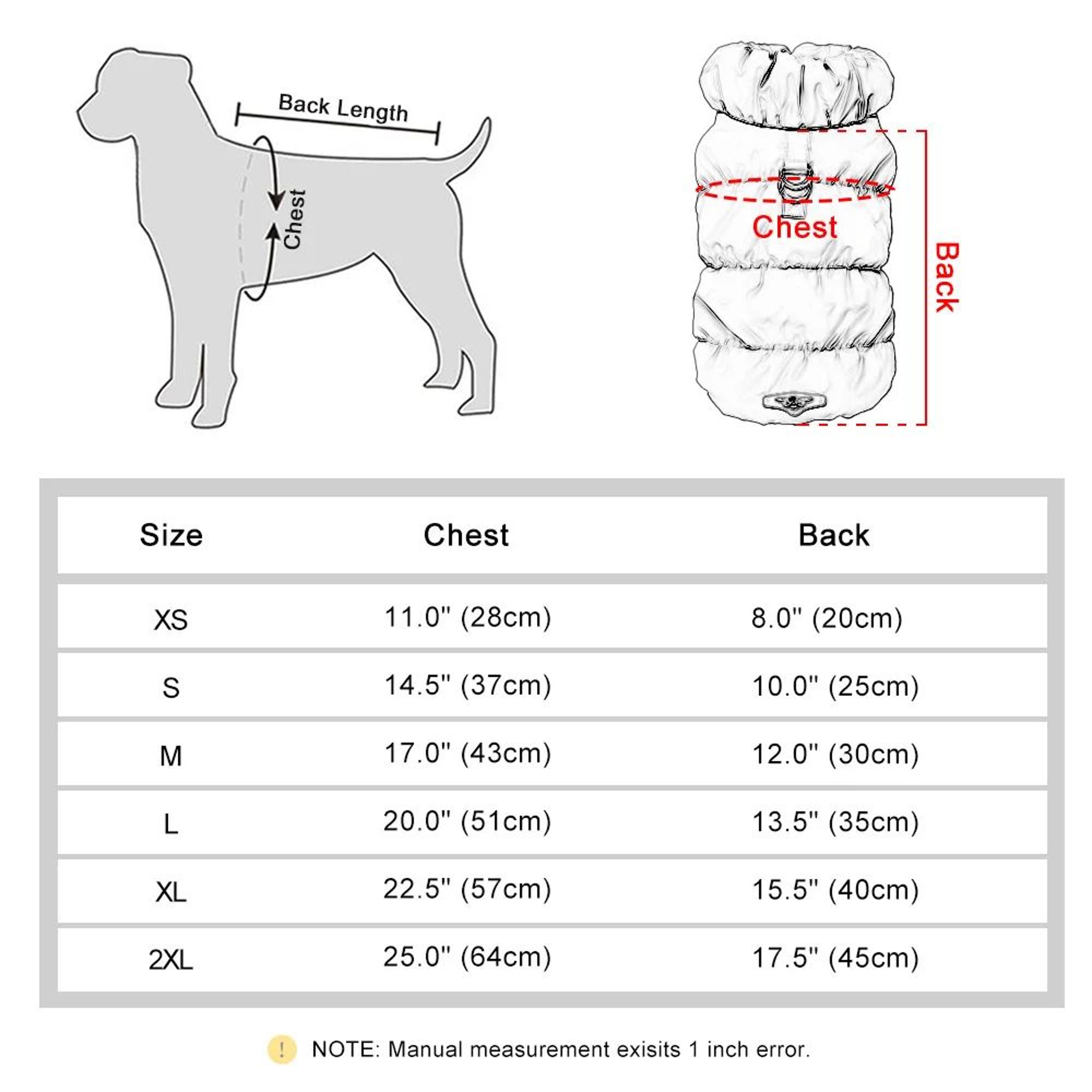 Soft Warm Winter Dog Coat Jacket  Padded Puppy Vest Outfit For Small  Medium Dogs And Cats 5