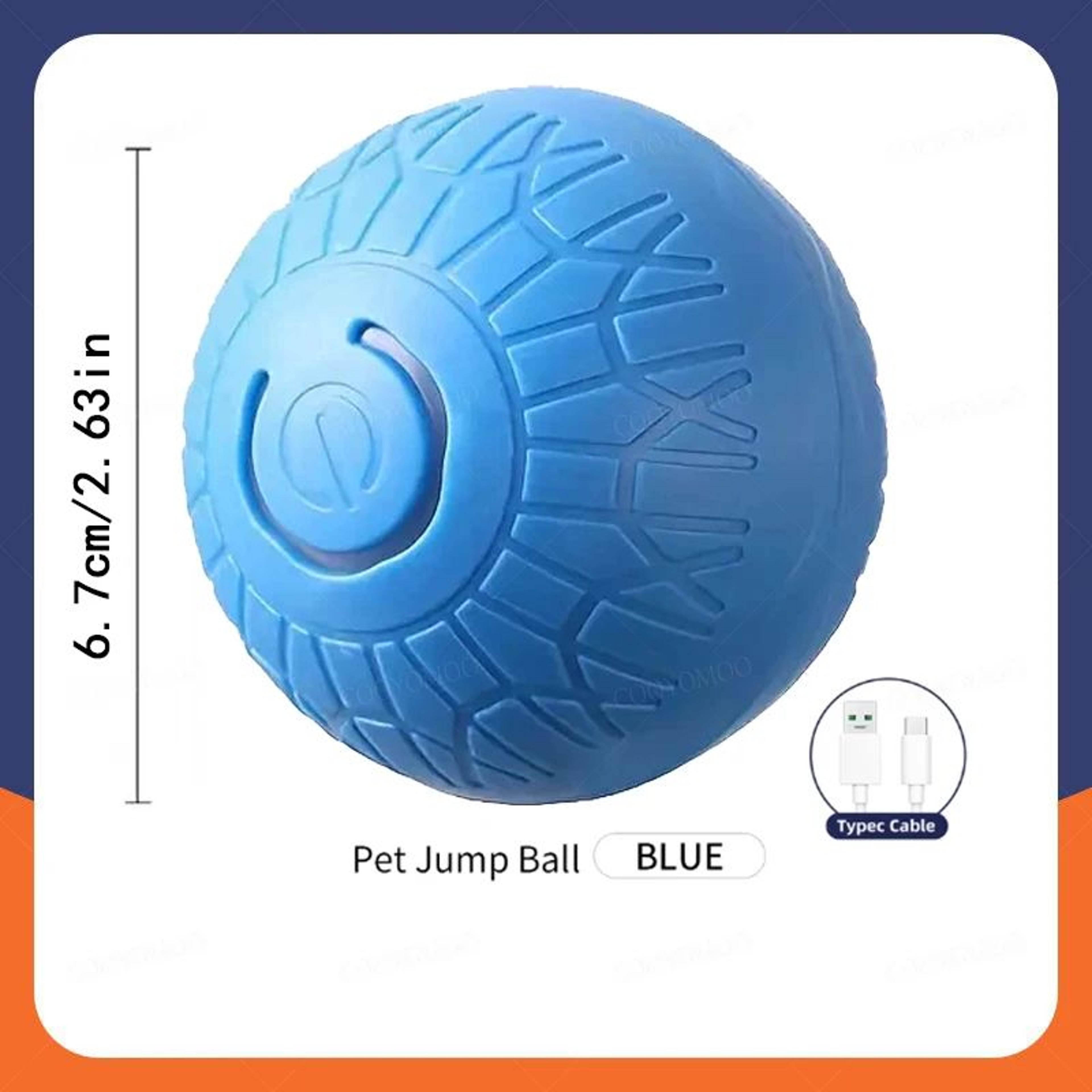Smart Automatic Interactive Dog Ball Toy  USB Rechargeable Rolling  Bouncing Chew Toy For Puppies T 12