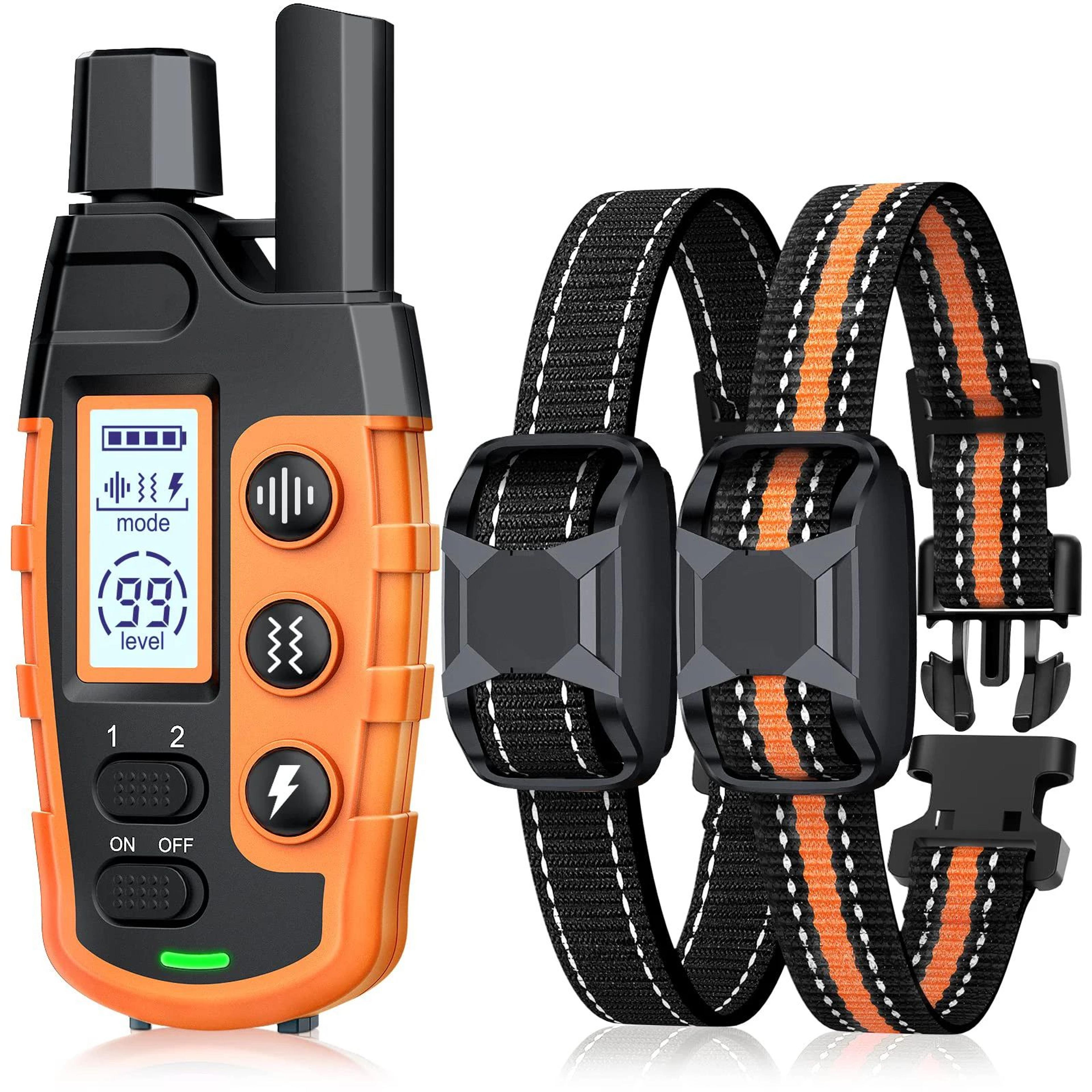 3300 Ft Remote Dog Training Collar  Waterproof Rechargeable ECollar With Beep Vibration  Static Cor