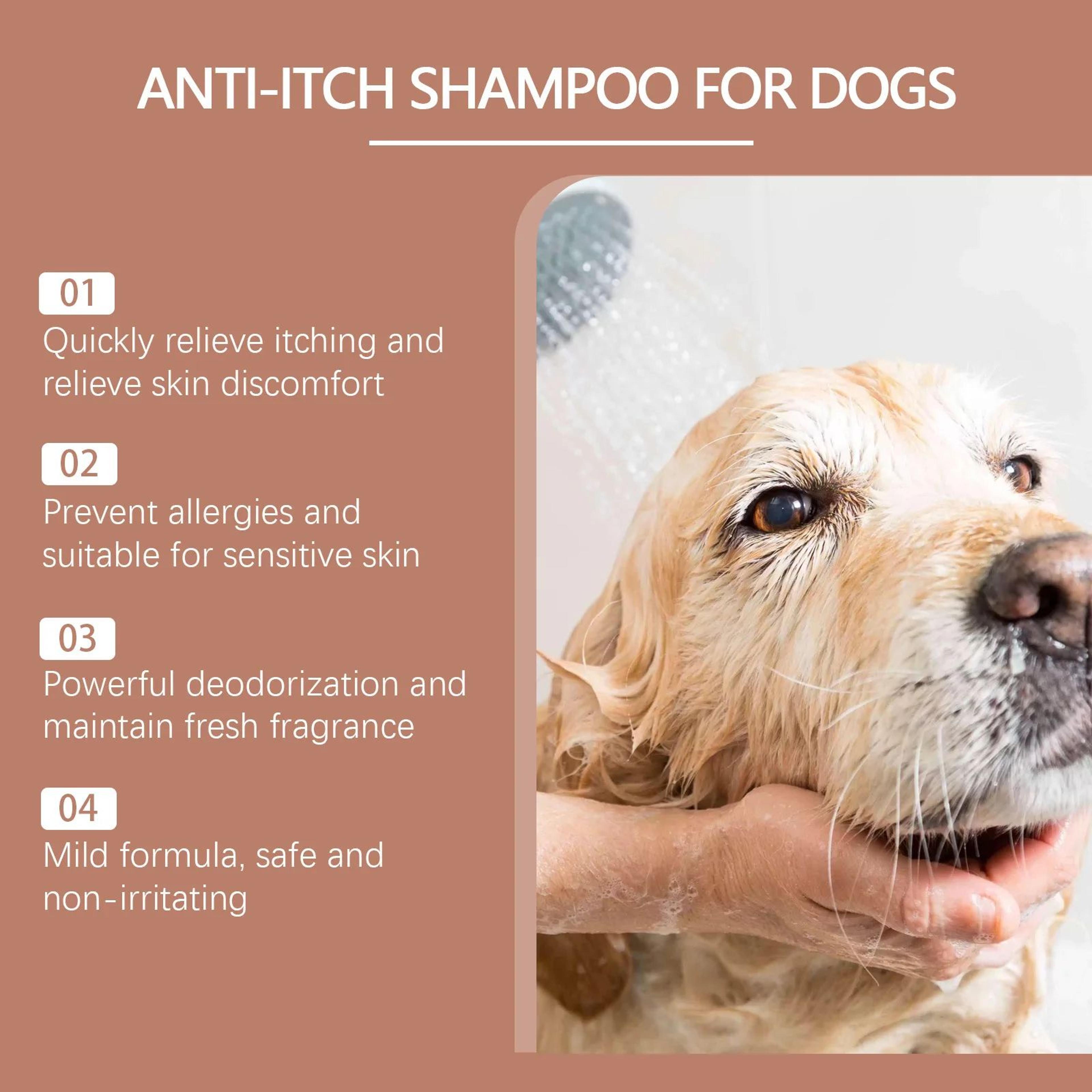 Moisturizing Pet Shampoo  Conditioner  PH Balanced AntiItch Cleaning Foam For Dogs  Cats With Sensi 2