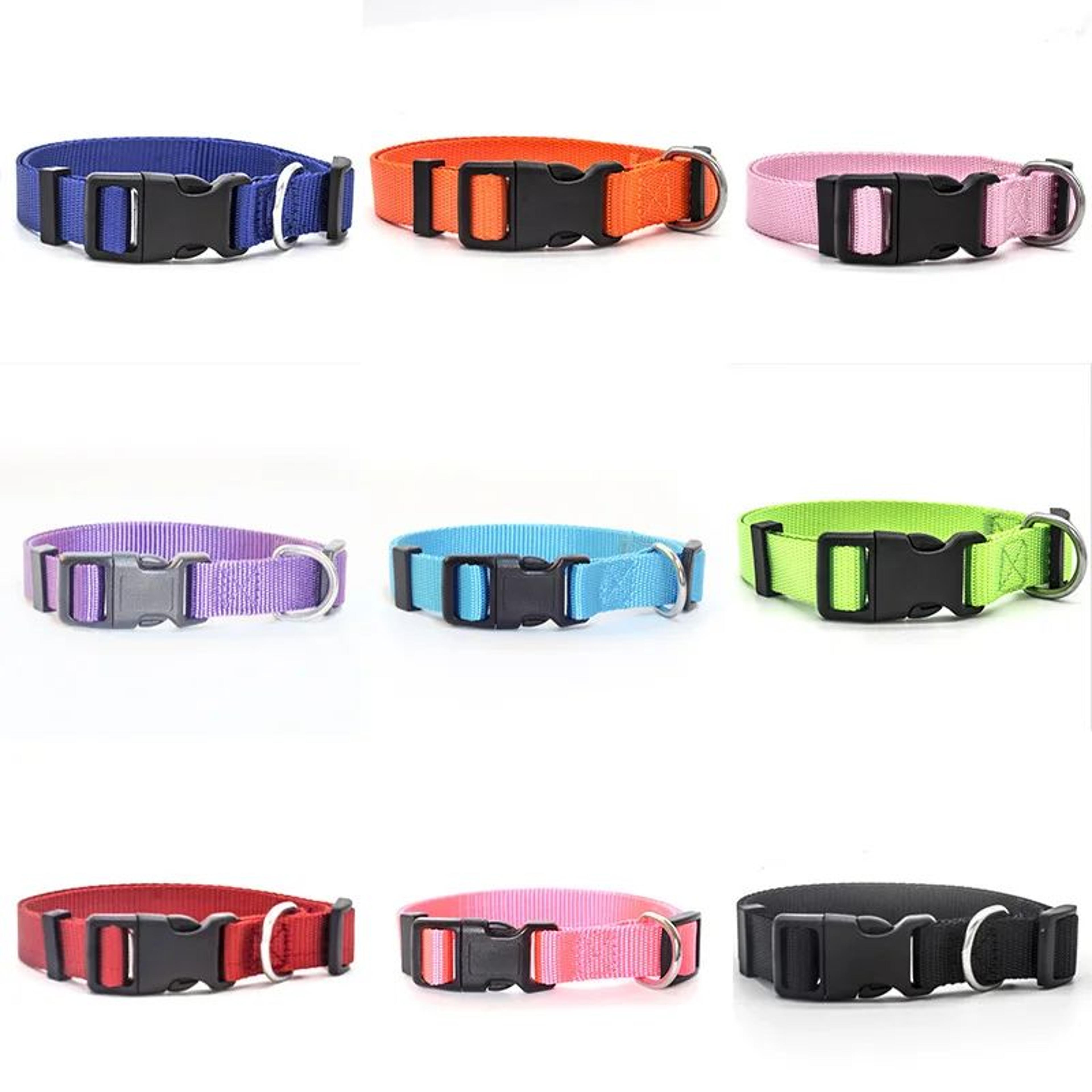 Adjustable Nylon Pet Collar  Durable Lightweight Neck Band For Small  Medium Dogs Puppies And Cats 1