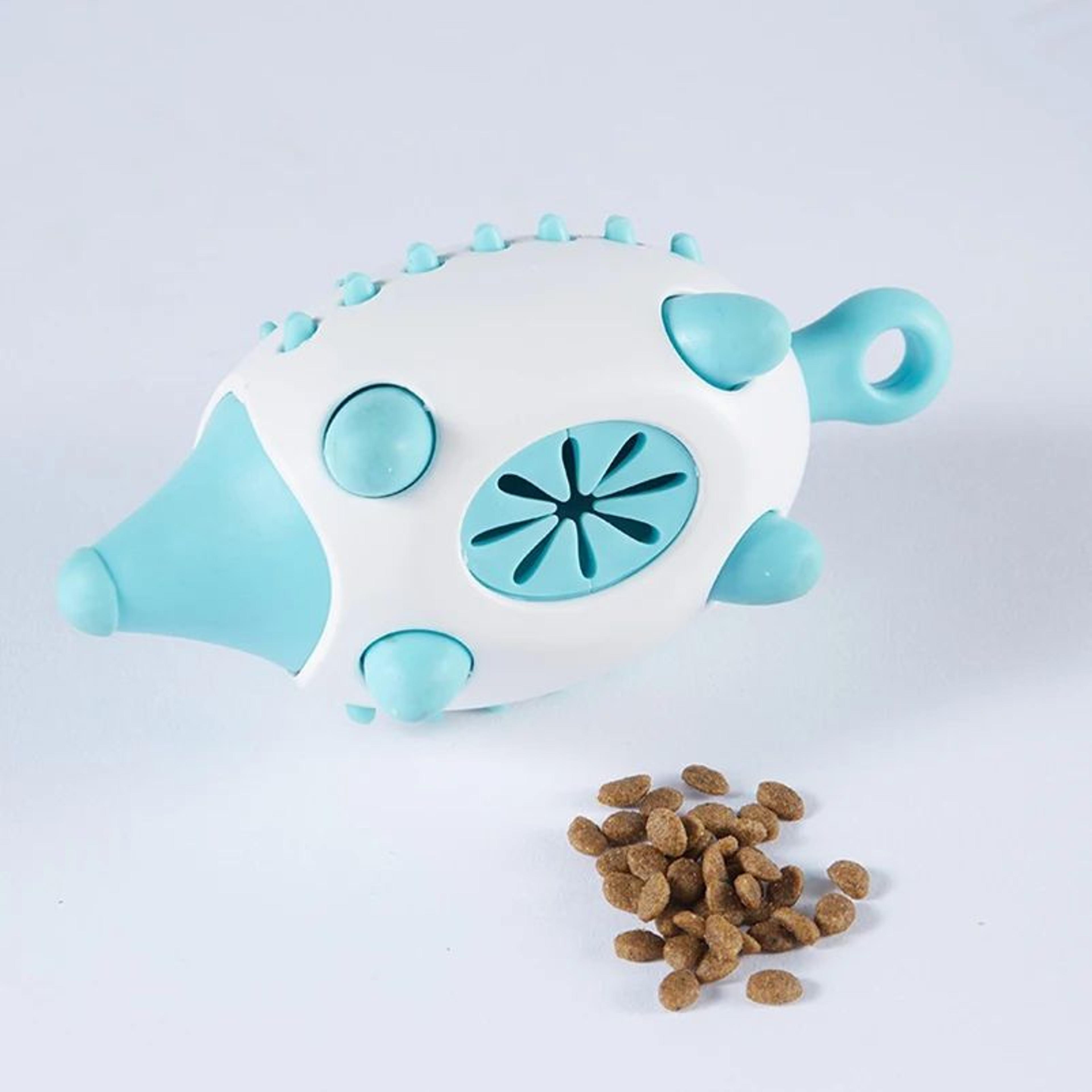 Hedgehog Treat Dispensing Dog Toy  Interactive Slow Feed Chew Ball For Teeth Cleaning Training  Cho 3