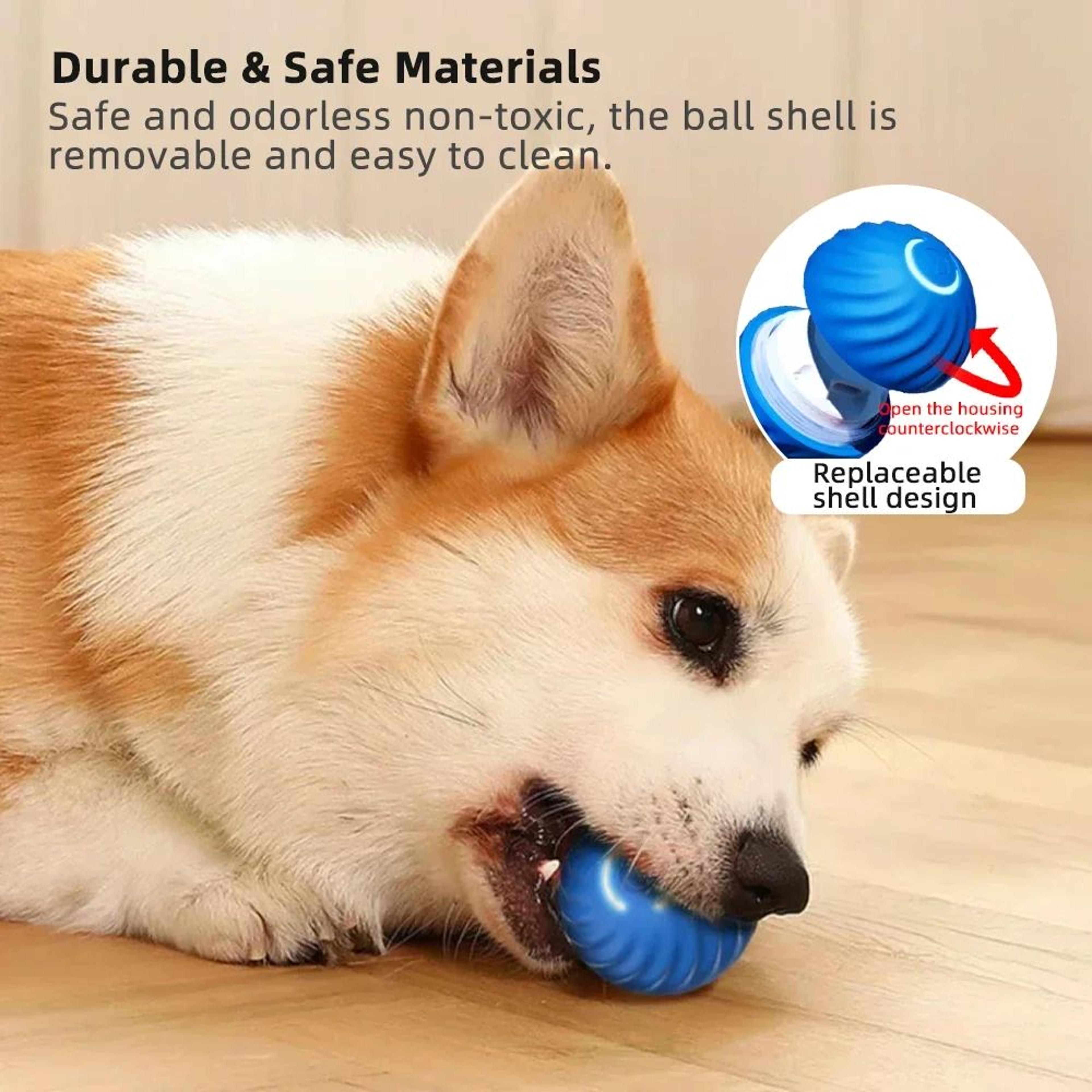 Smart Interactive Rolling Ball Toy For Dogs  Cats  Automatic Moving Gravity Sensor Ball For Indoor