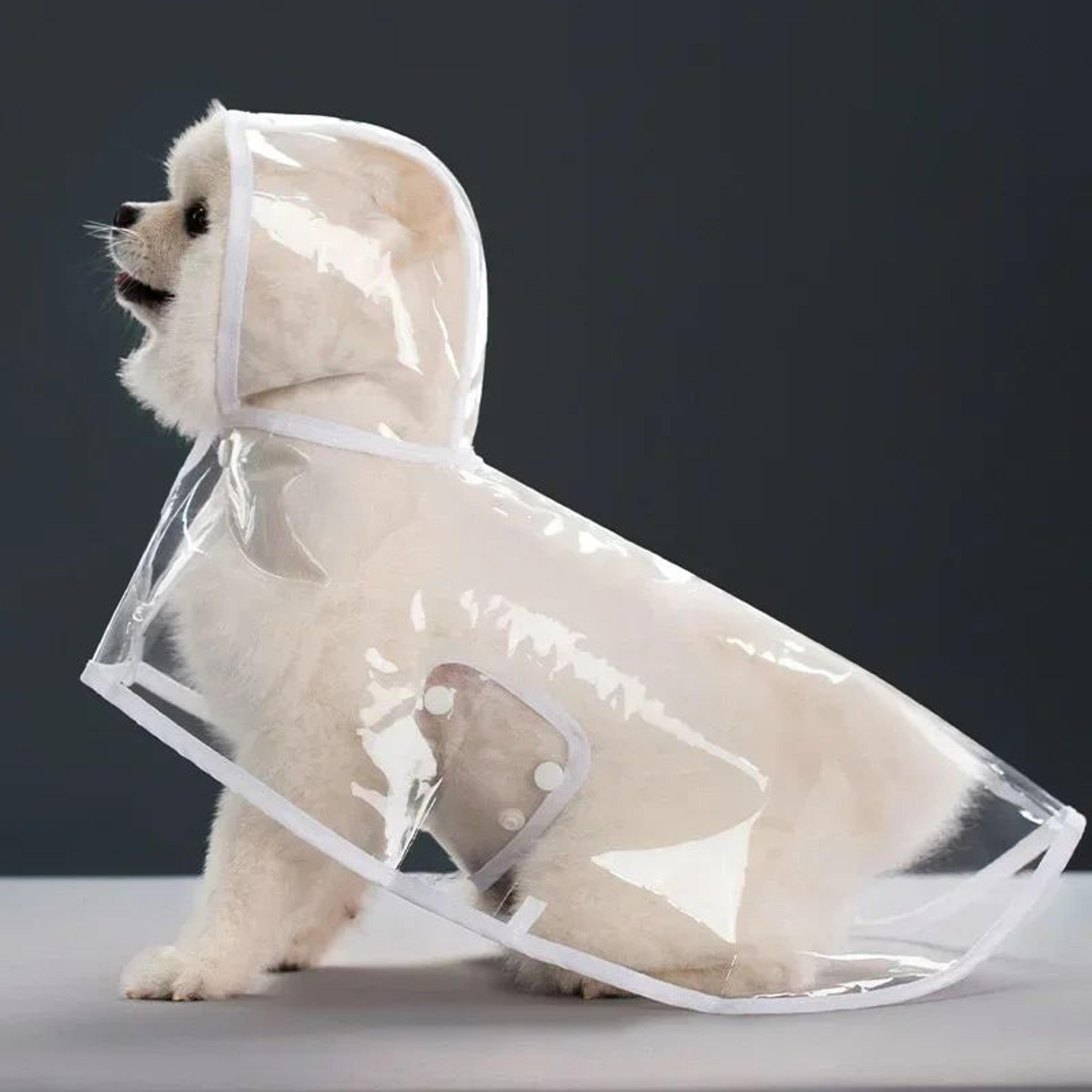 Transparent Waterproof Dog Raincoat  Windproof Pet Rain Jacket For Small Medium  Large Dogs 10