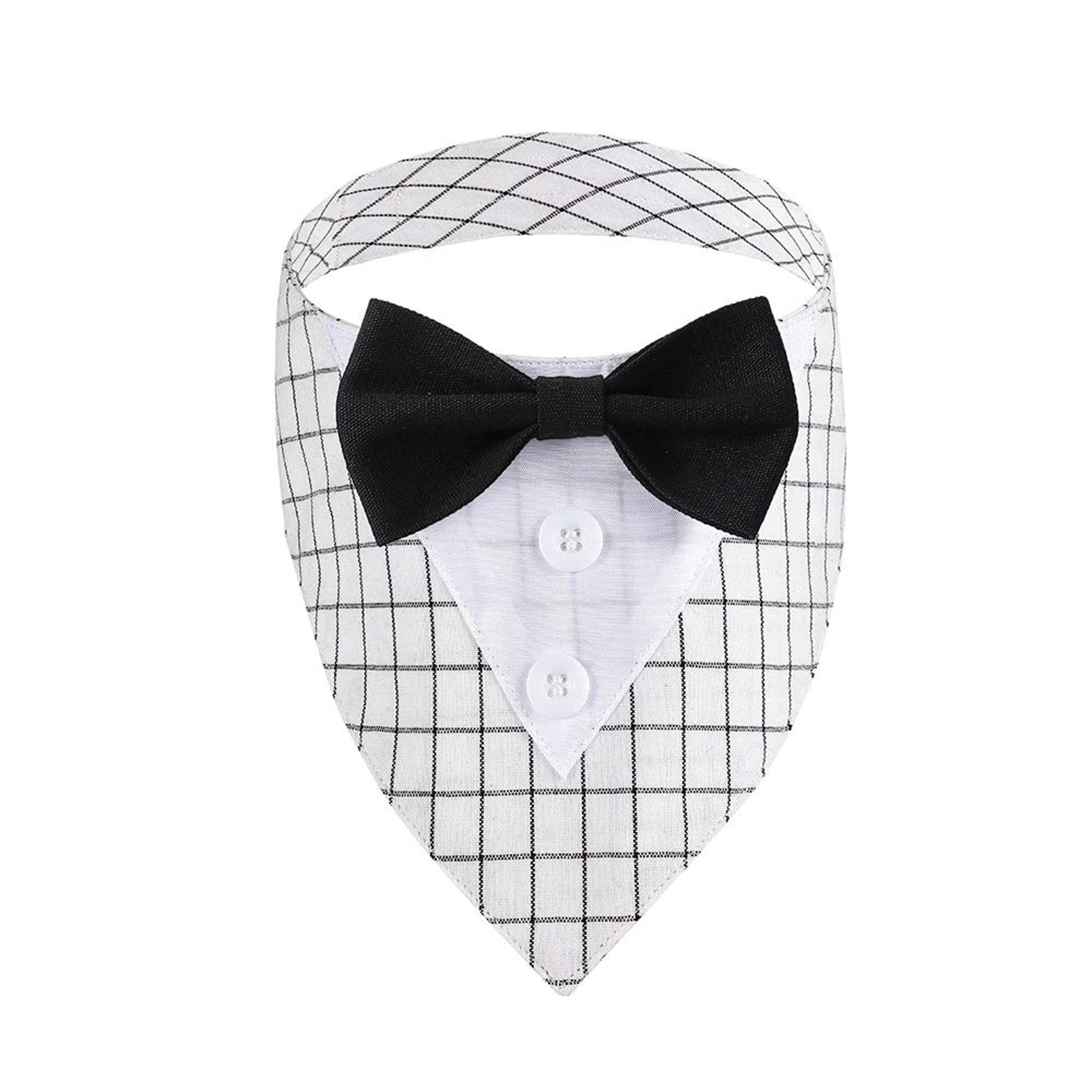 Pet Wedding Tuxedo Bandana  Adjustable Dog Bib Scarf For Weddings Birthdays  Special Occasions 10