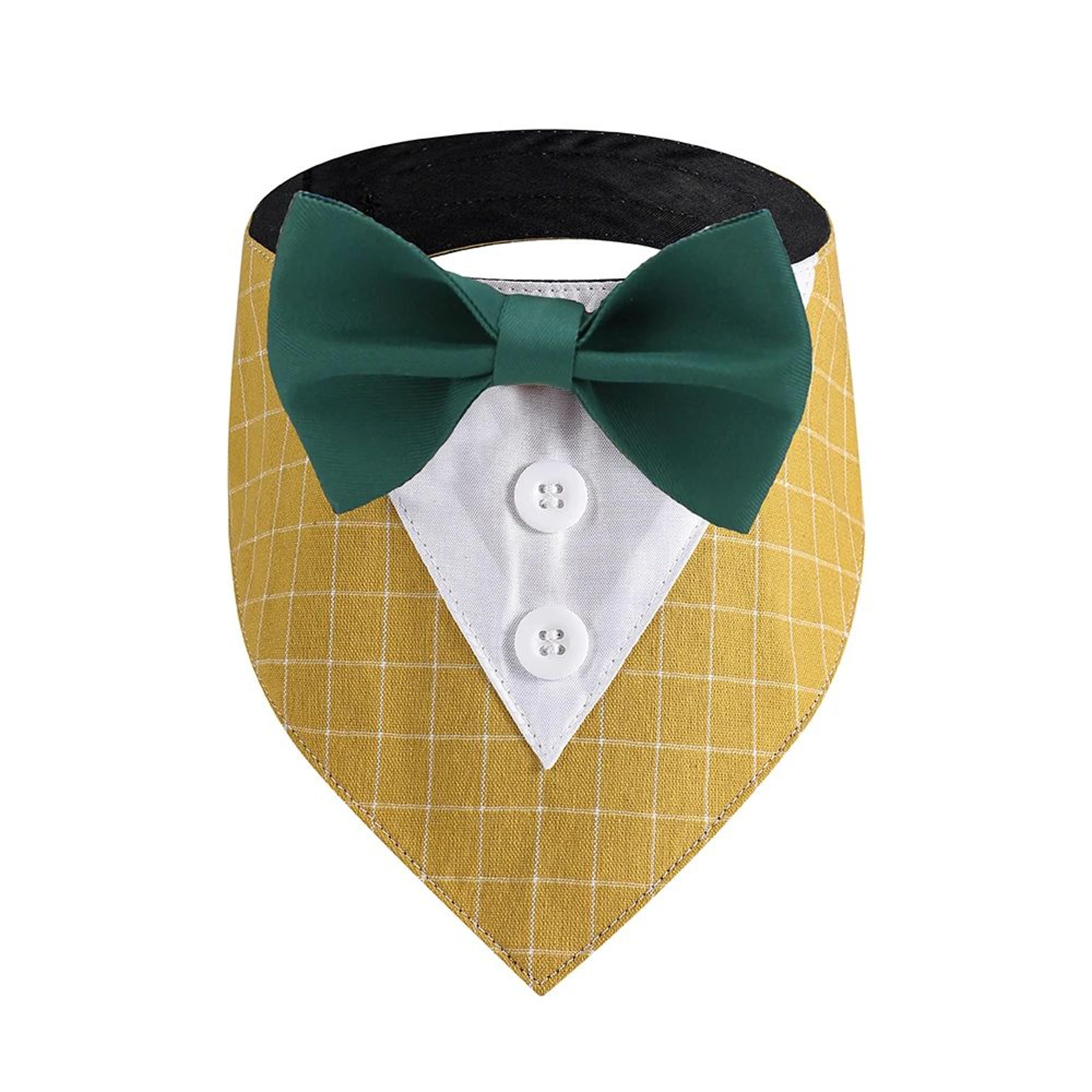 Pet Wedding Tuxedo Bandana  Adjustable Dog Bib Scarf For Weddings Birthdays  Special Occasions 11